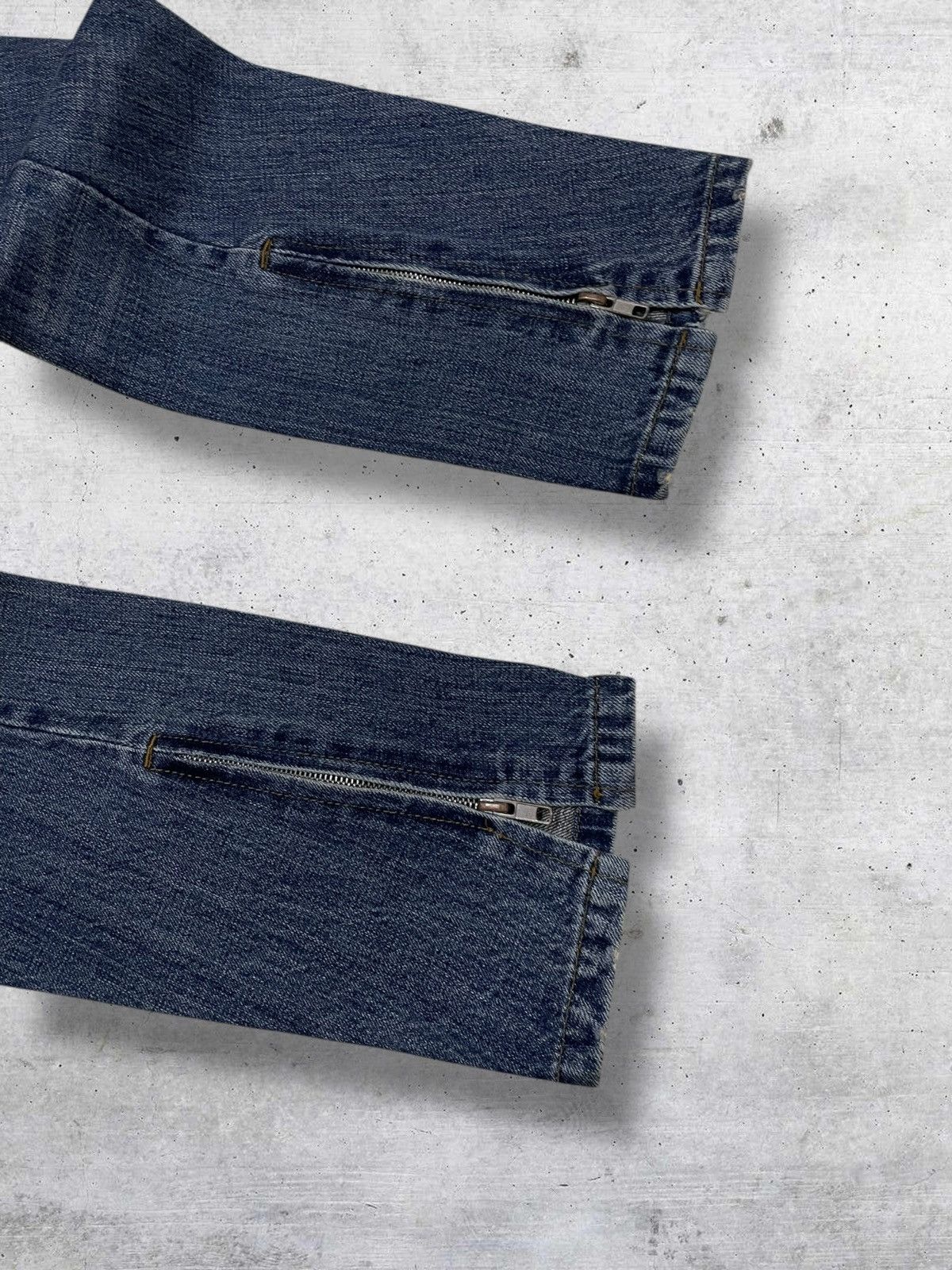 Japanese Brand VINTAGE BIT BLUE JAPAN DESIGNER 90S PUNK BIKERS OG DENIM Size US 29 - 12 Thumbnail