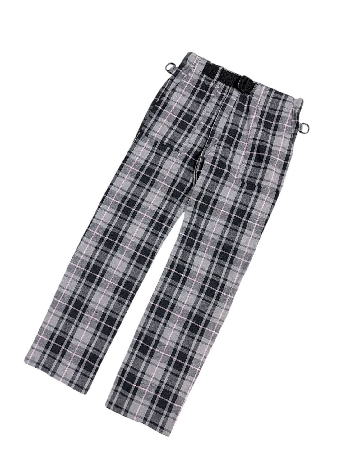 Montage Vtg🔥Montage Zipper Fatigue Pocket Tartan Pants Size US 33 - 6 Thumbnail