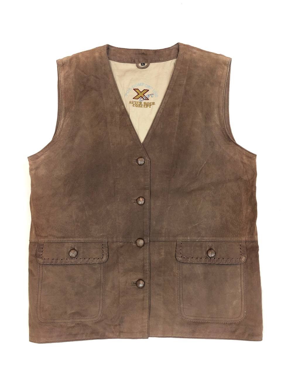 Xcept Avangarde Leather Vest Vintage