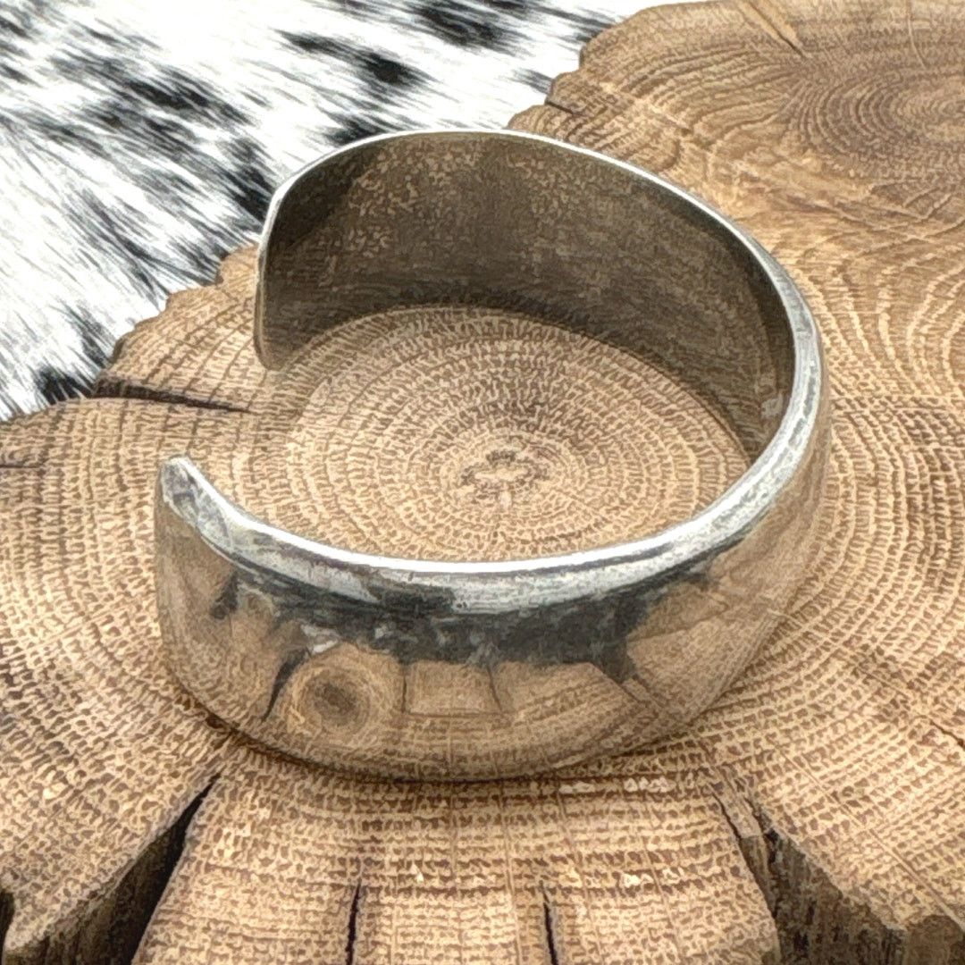 Native KIRK SMITH Native American Navajo Sterling Cuff Bracelet Size ONE SIZE - 4 Thumbnail