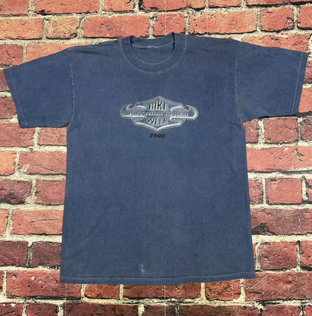 Vintage Vintage Daytona Beach Bike Week Double Sided Motorcycle Tee Size US L / EU 52-54 / 3 - 2 Thumbnail