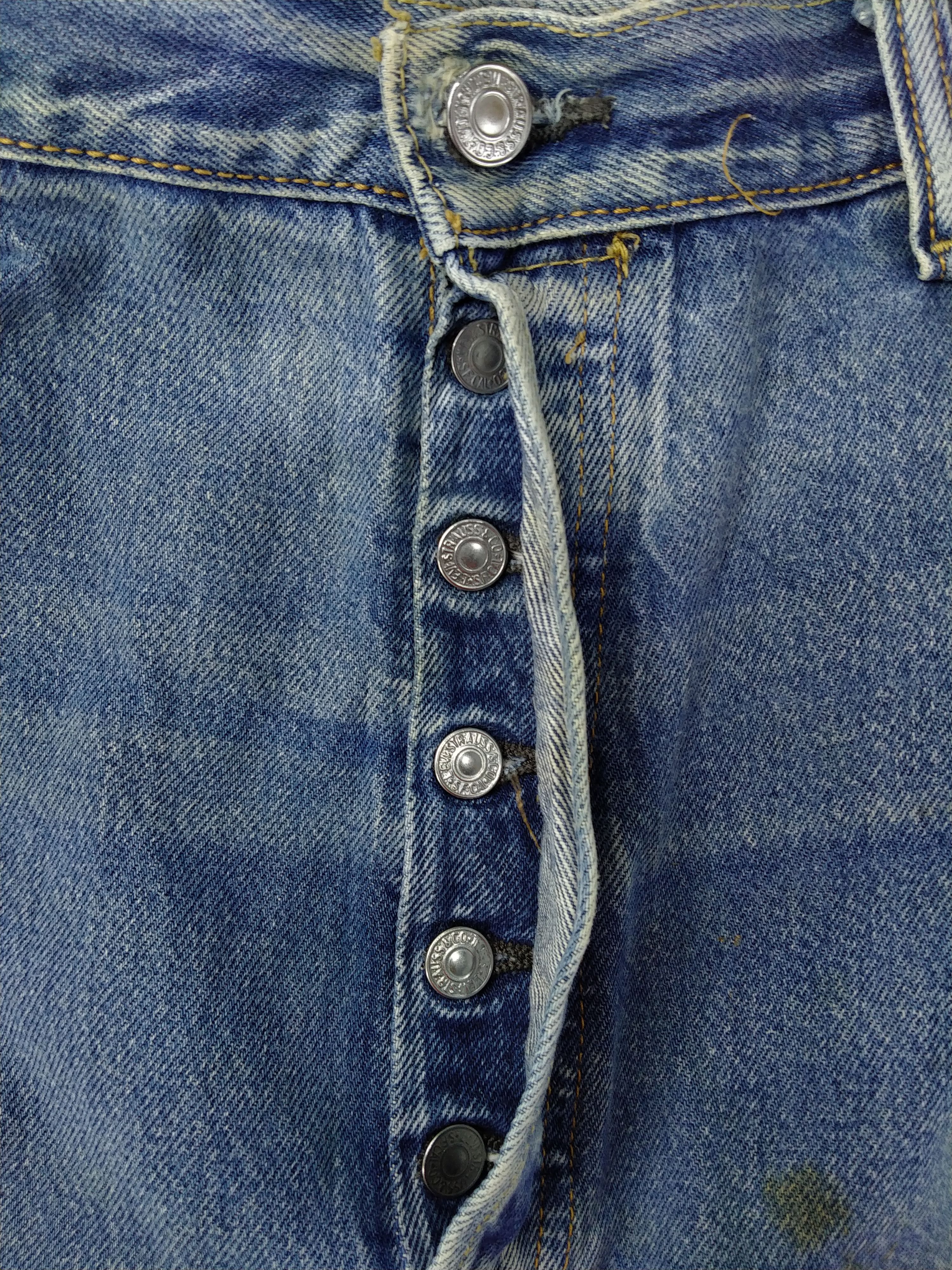 Levi's Faded Blue Vintage Levi's 501 Denim 38 x 29 -JN572 Size US 38 / EU 54 - 14 Thumbnail