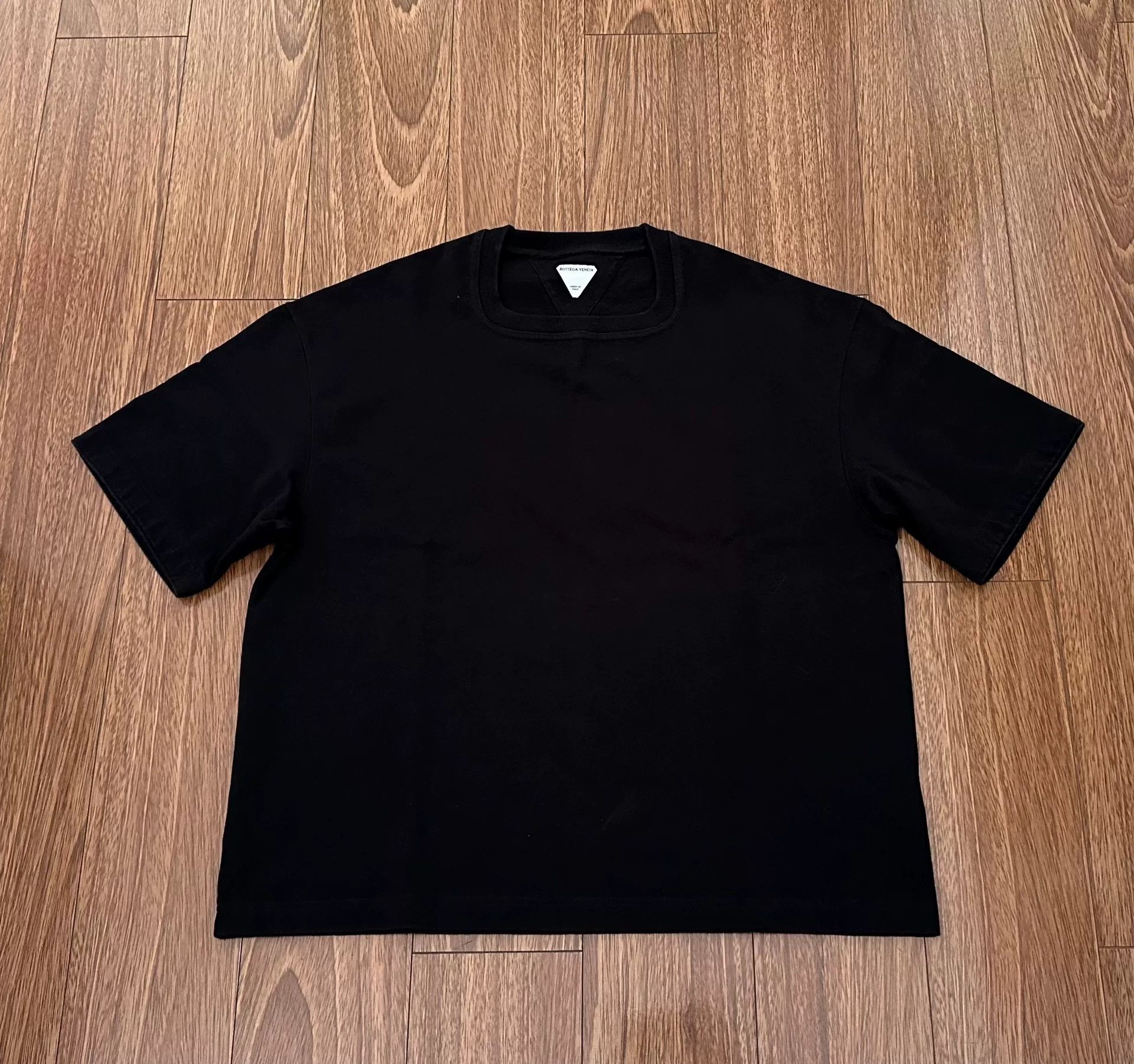 Bottega Veneta Bottega Veneta Logo Embroidered Short Sleeve Tee Size US M / EU 48-50 / 2 - 1 Thumbnail