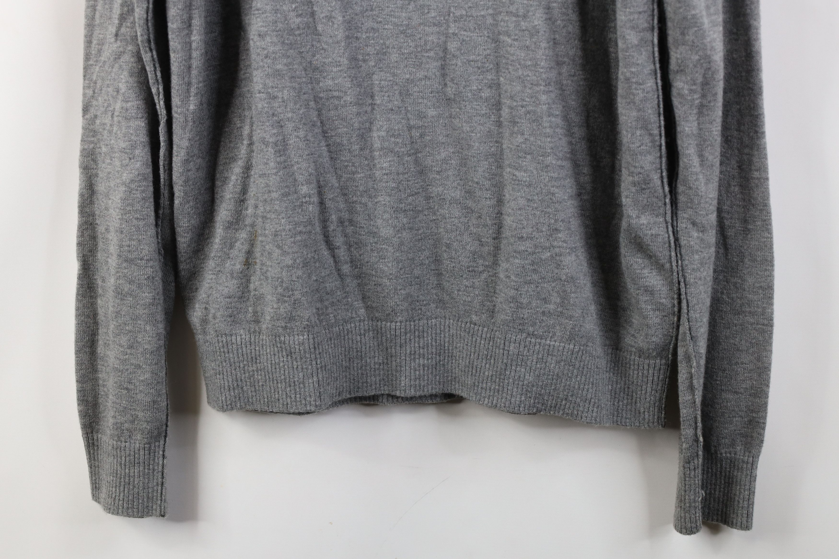 Napapijri Napapijri Geographic Lightweight Wool V-Neck Sweater Gray Size US M / EU 48-50 / 2 - 3 Thumbnail