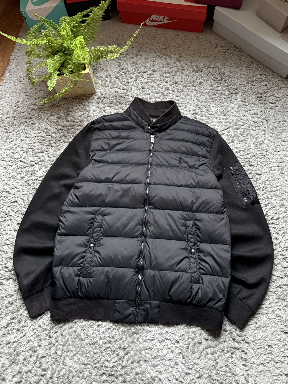 00s Vintage Polo Ralph Lauren Bomber-Jacket Rare