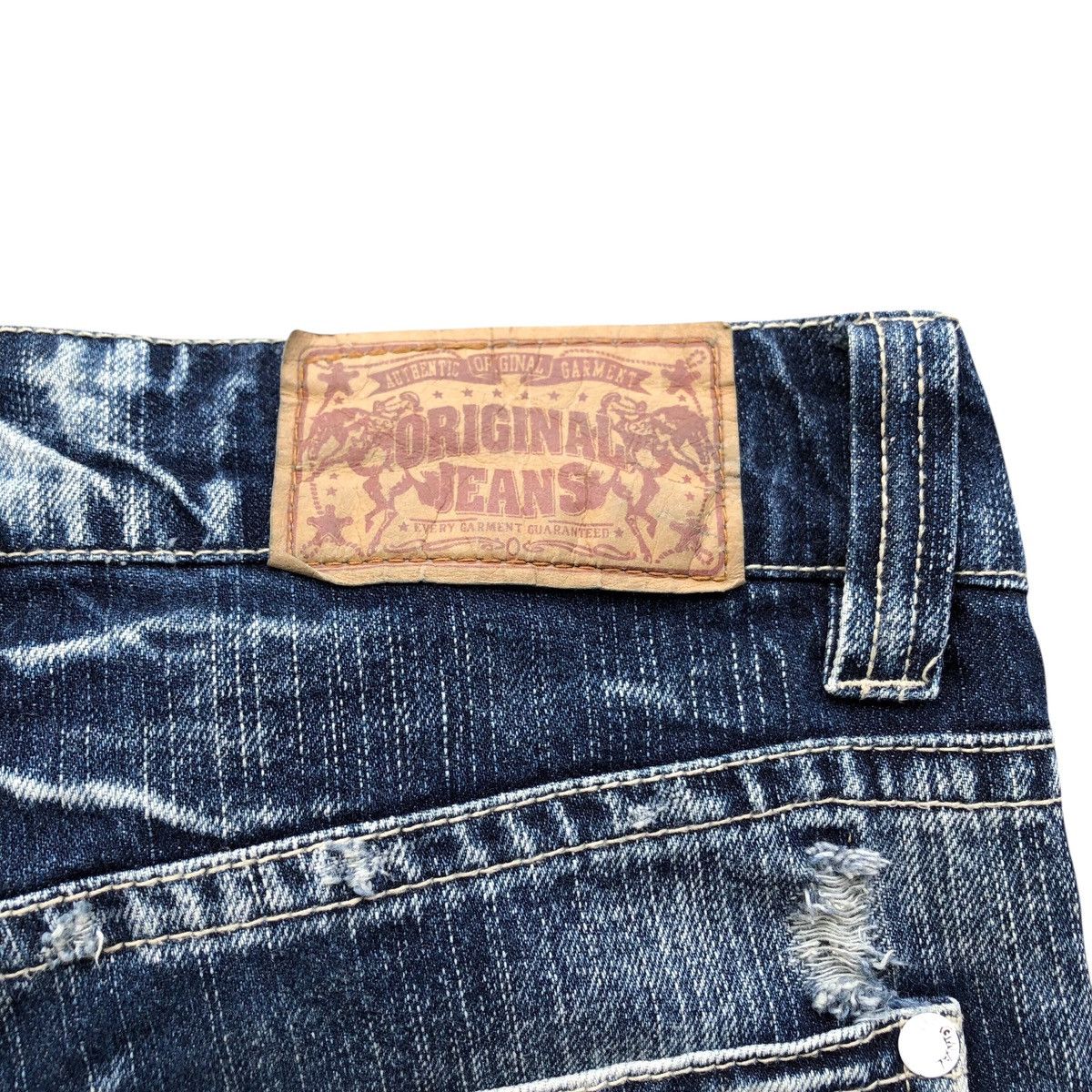 Tornado Mart Japanese THE VINTAGE STANDARD claw mark denim Size US 31 - 7 Thumbnail