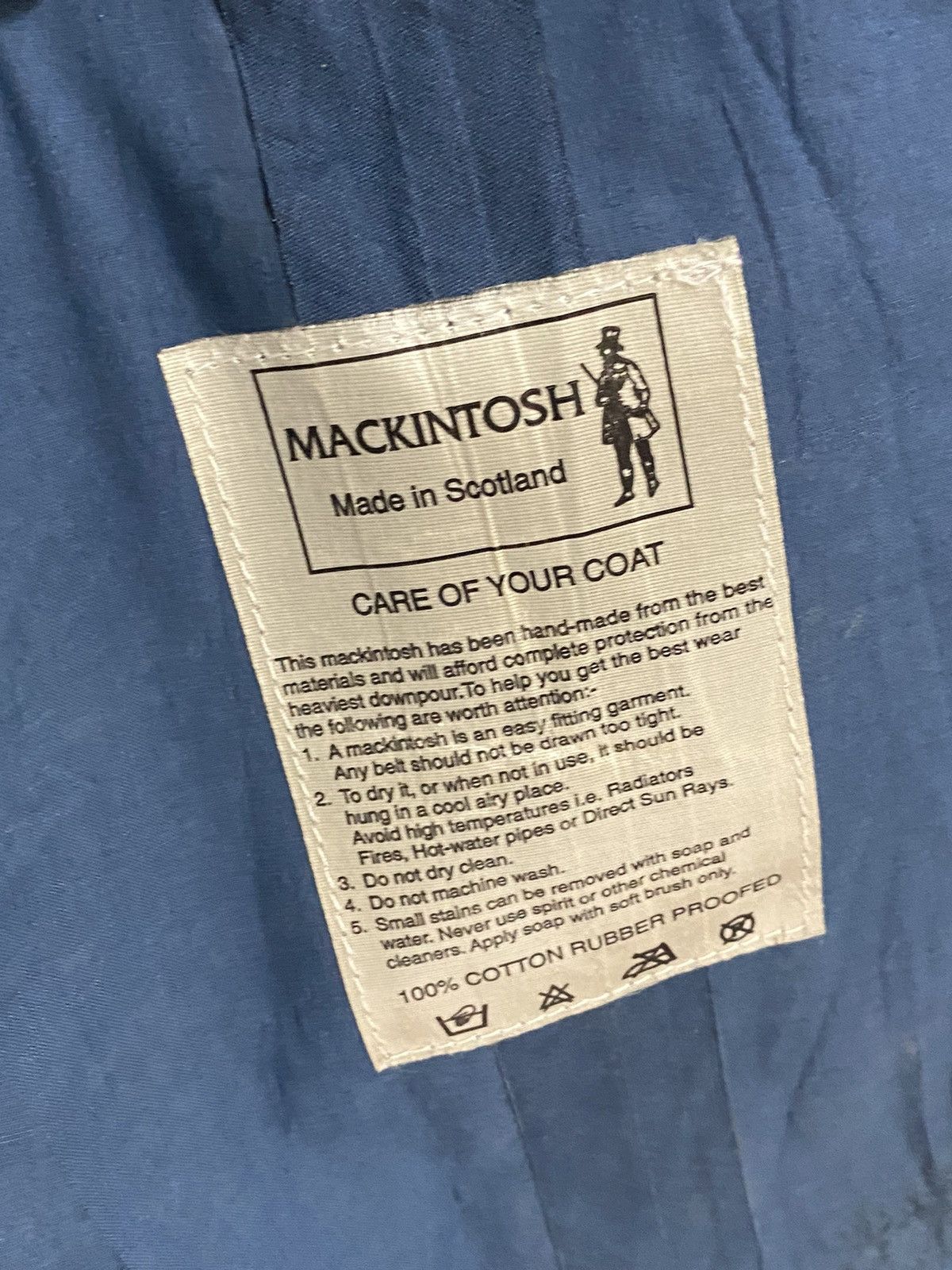 Mackintosh Mackintosh Cotton Rubber Jacket Size S / US 4 / IT 40 - 10 Thumbnail