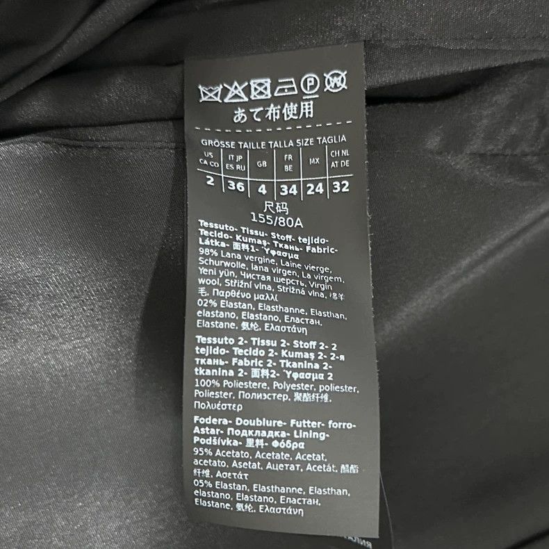 Max Mara Max Mara High-end line long black label suit jacket Size XS / US 0-2 / IT 36-38 - 6 Thumbnail