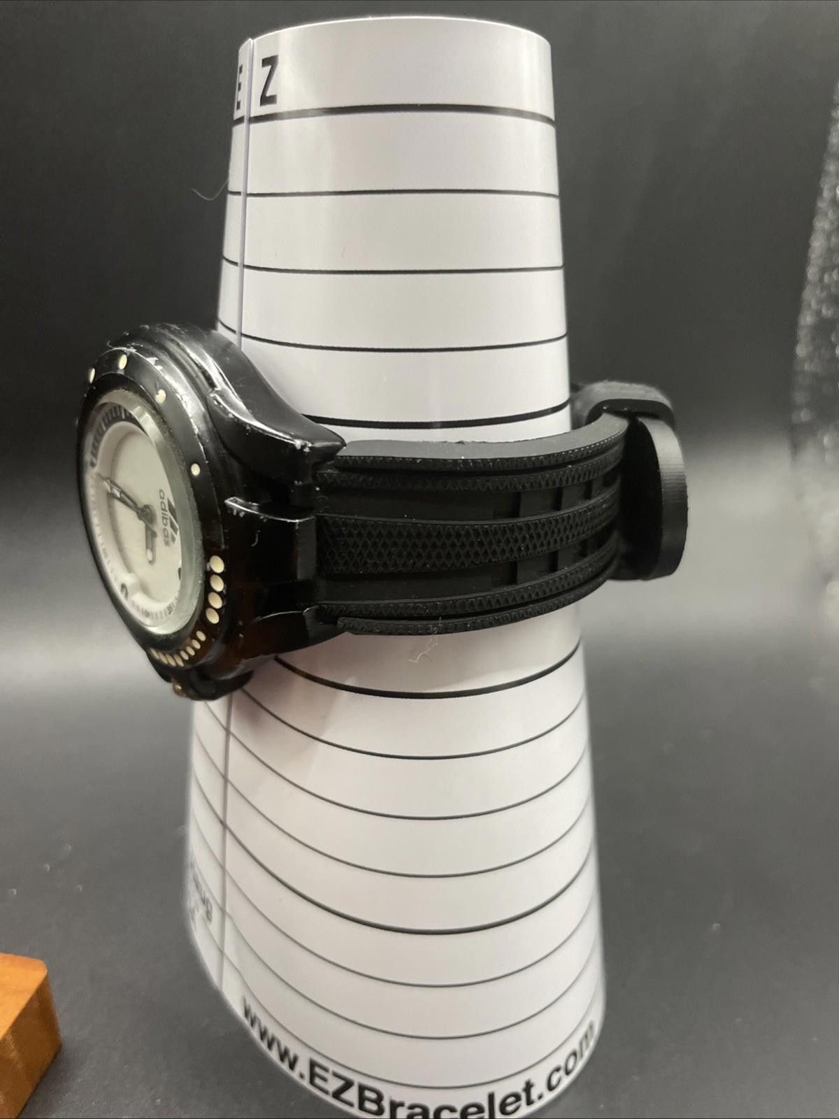 Adidas Adidas Unisex Diver Styled Quartz Black Band New Battery Size ONE SIZE - 9 Thumbnail