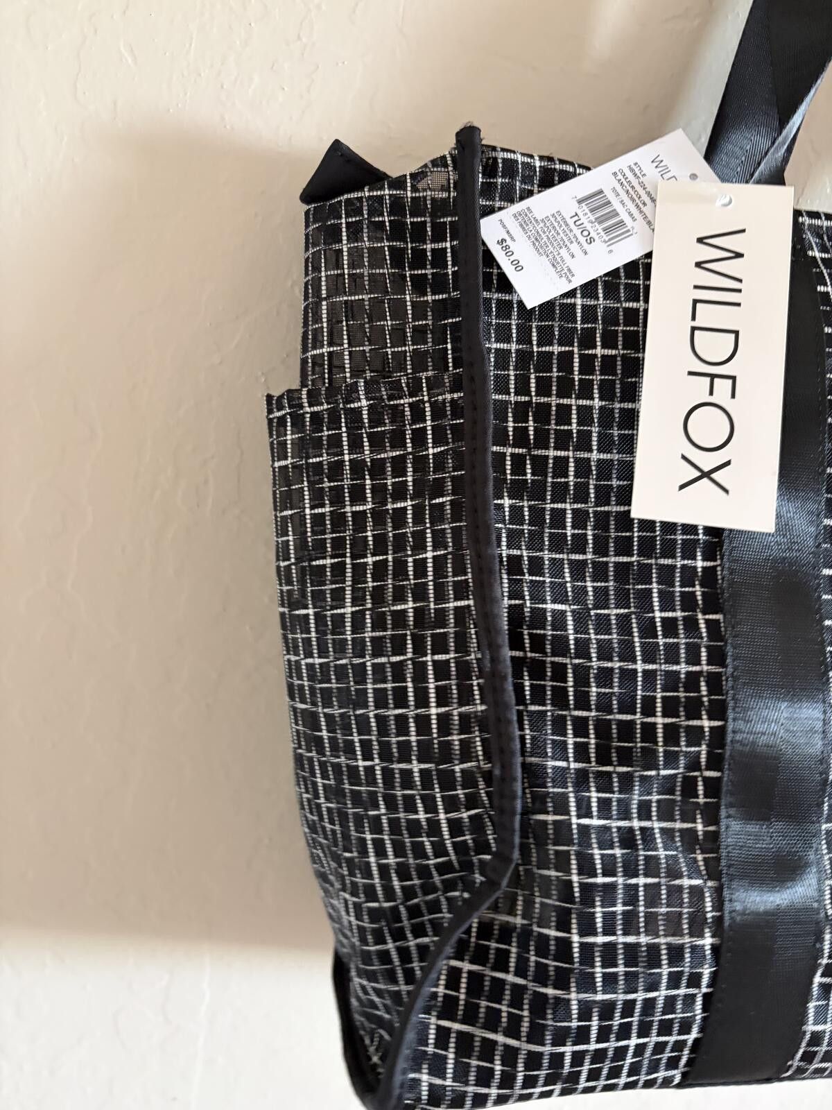 Wildfox Wild fox Woven checkered tote Size ONE SIZE - 9 Thumbnail