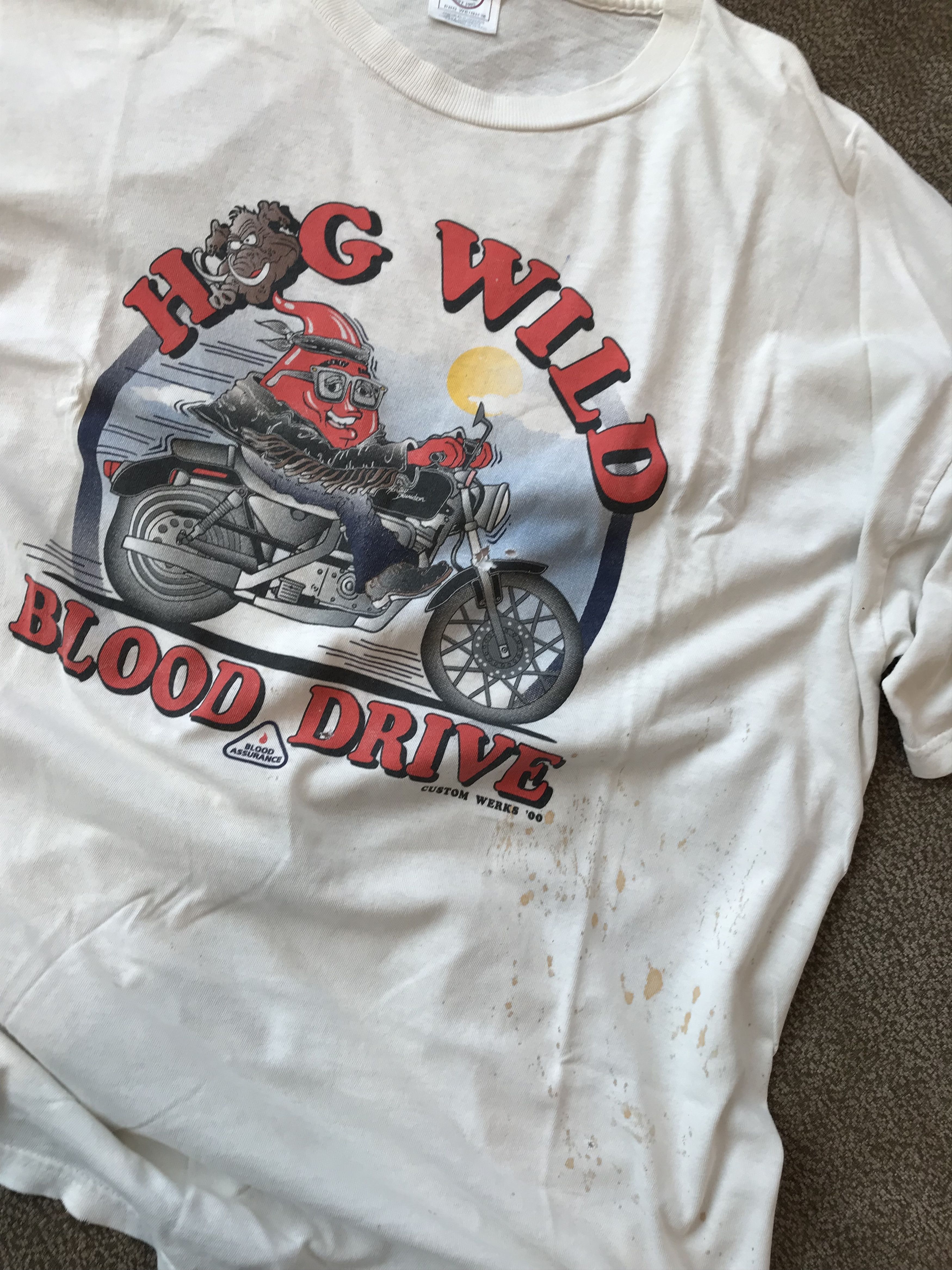 Harley Davidson Vintage Tee Harley Davidson Custom Werks ‘00 ( Hog Wild ) Size US XXL / EU 58 / 5 - 3 Thumbnail