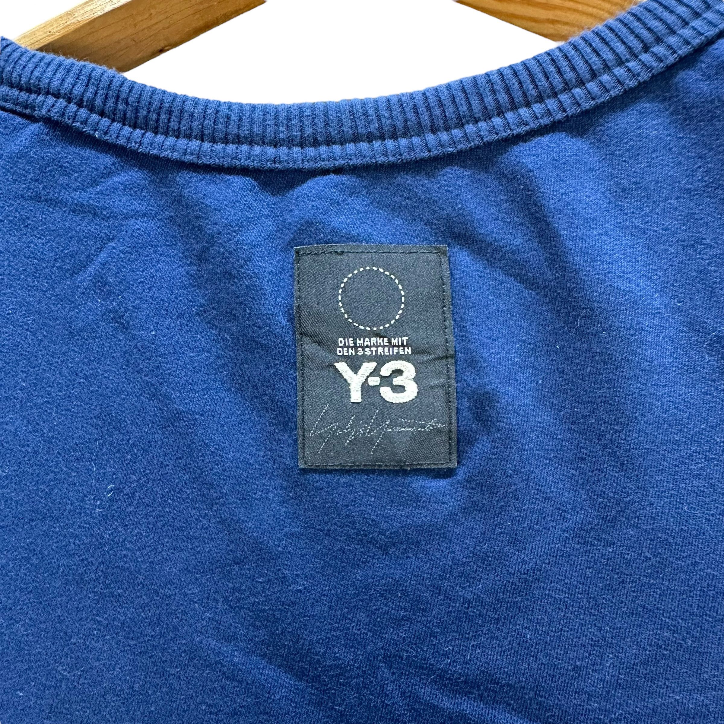 Adidas Y-3 ADIDAS X YOHJI YAMAMOTO Long Sleeve T Shirt #A51-1191 Size US M / EU 48-50 / 2 - 12 Thumbnail