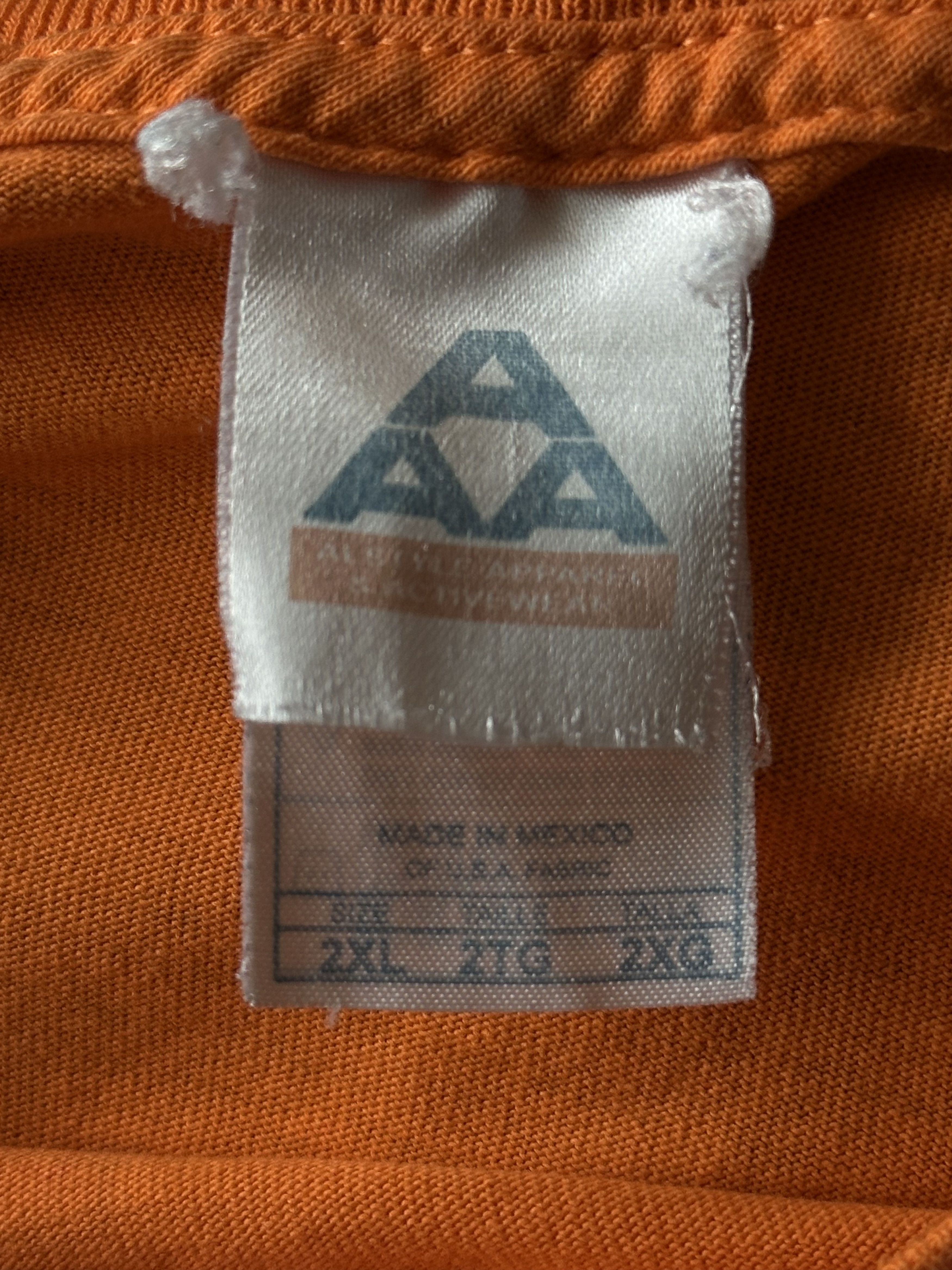 Vintage Vintage Orange Jimi Hendrix Axis Graphic T-Shirt Size US XXL / EU 58 / 5 - 3 Thumbnail