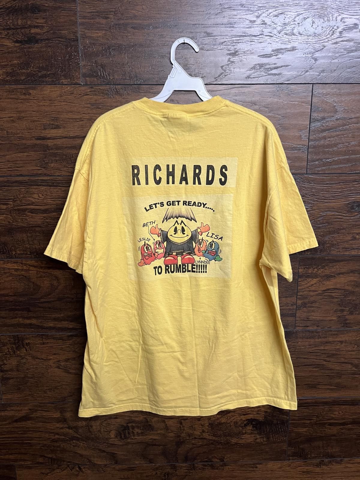 Hanes Pac Attack T-shirt Pacman Boxing Let's Get Ready to Rumble Size US XL / EU 56 / 4 - 1 Thumbnail