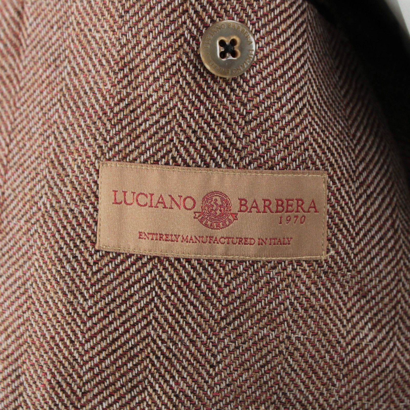 Luciano Barbera Luciano Barbera Sport Coat Size 42 US in Brown Size 42R - 7 Thumbnail