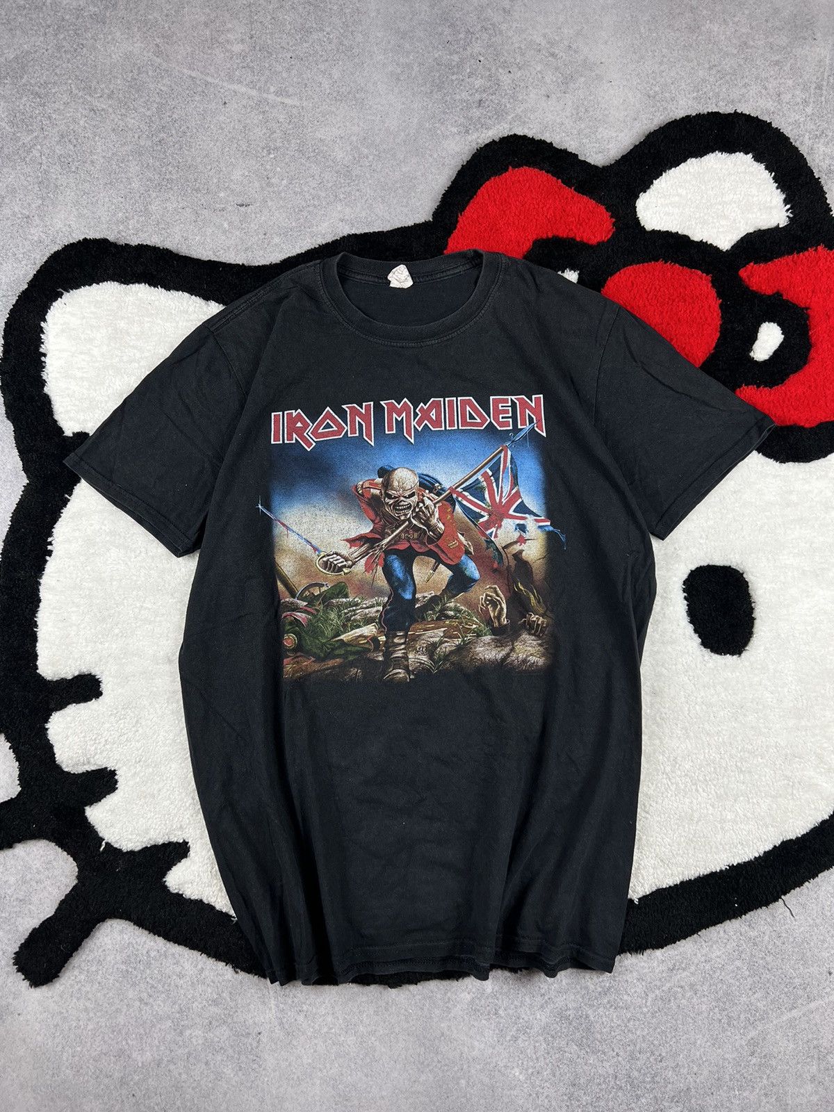 Band Tees Vintage Iron Maiden The Trooper Y2K Band Rock Tee Shirt Size US L / EU 52-54 / 3 - 1 Thumbnail