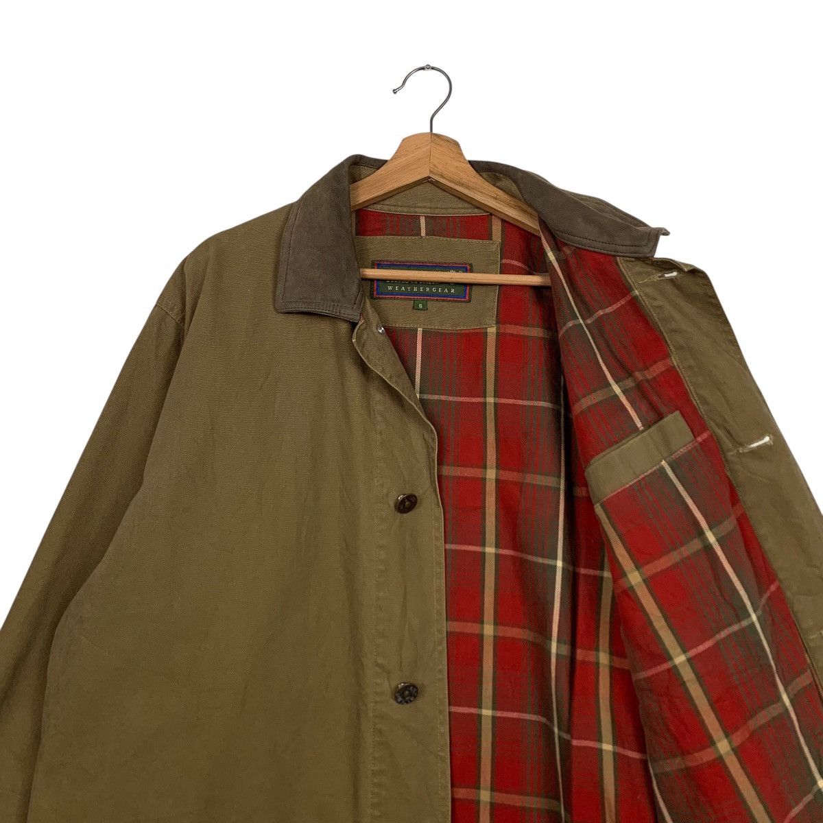 Timberland ☀️Vintage Timberland leather collar button jacket Size US M / EU 48-50 / 2 - 11 Thumbnail