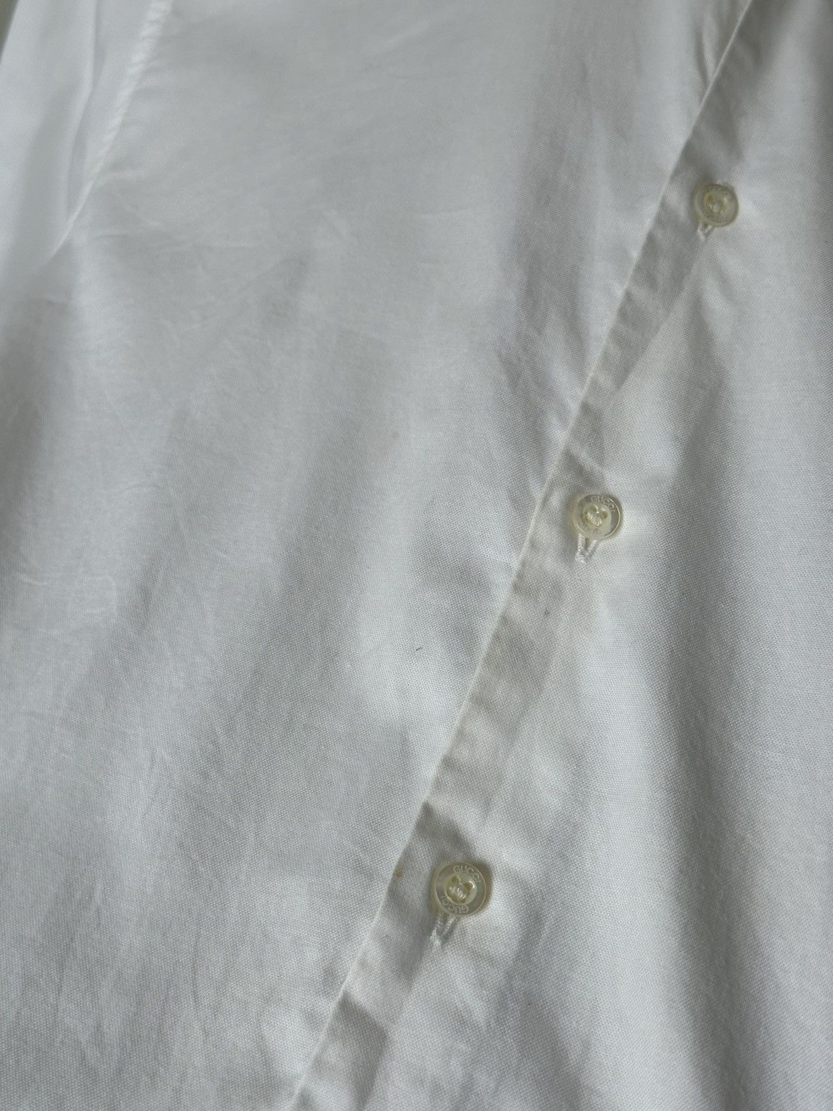 Gucci Gucci Duke Collar Embroidery Long Sleeve Button Down Shirt Size US M / EU 48-50 / 2 - 8 Thumbnail