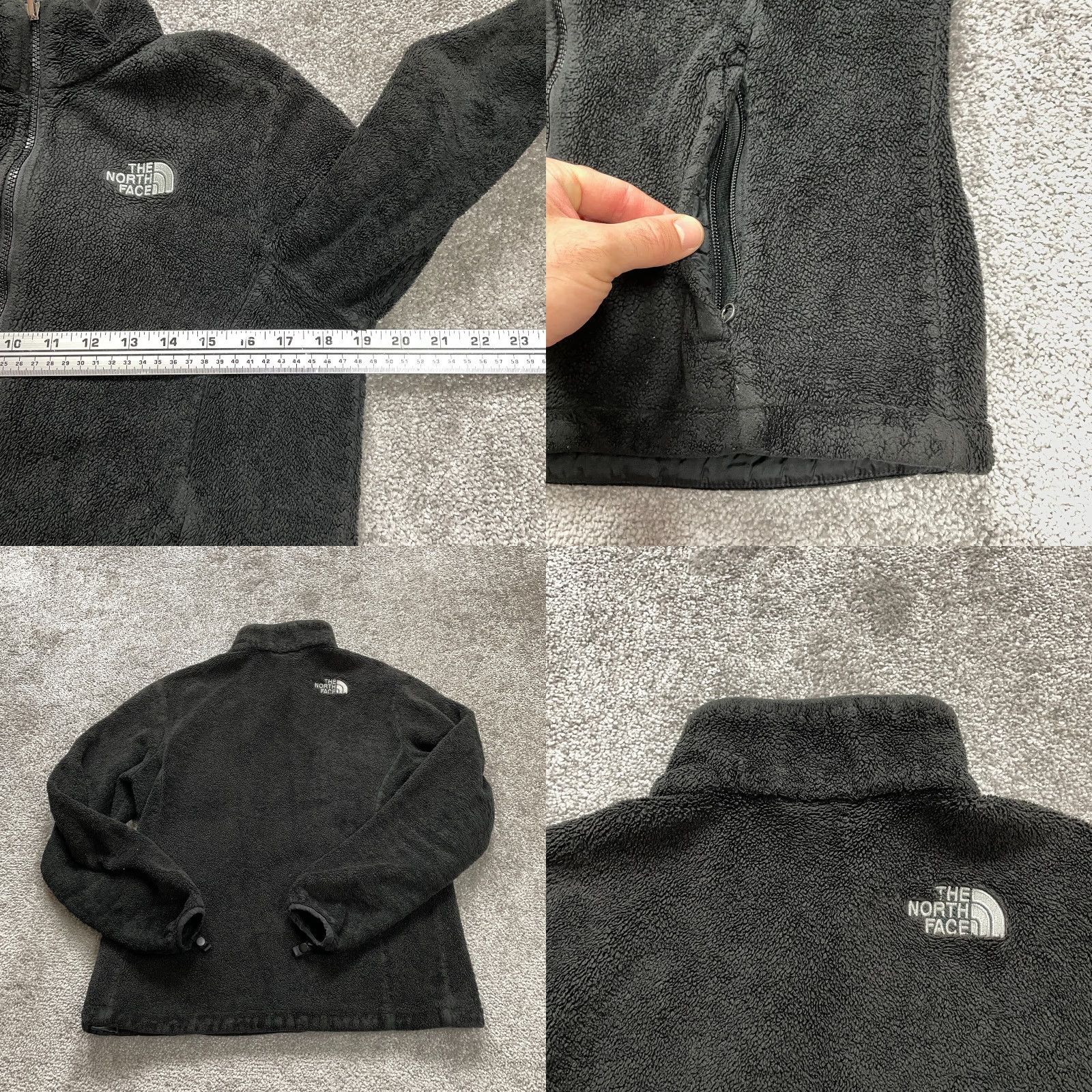 The North Face The North Face Osito Fleece Jacket Women S Black Full Zip Pocket Hiking Size S / US 4 / IT 40 - 9 Thumbnail