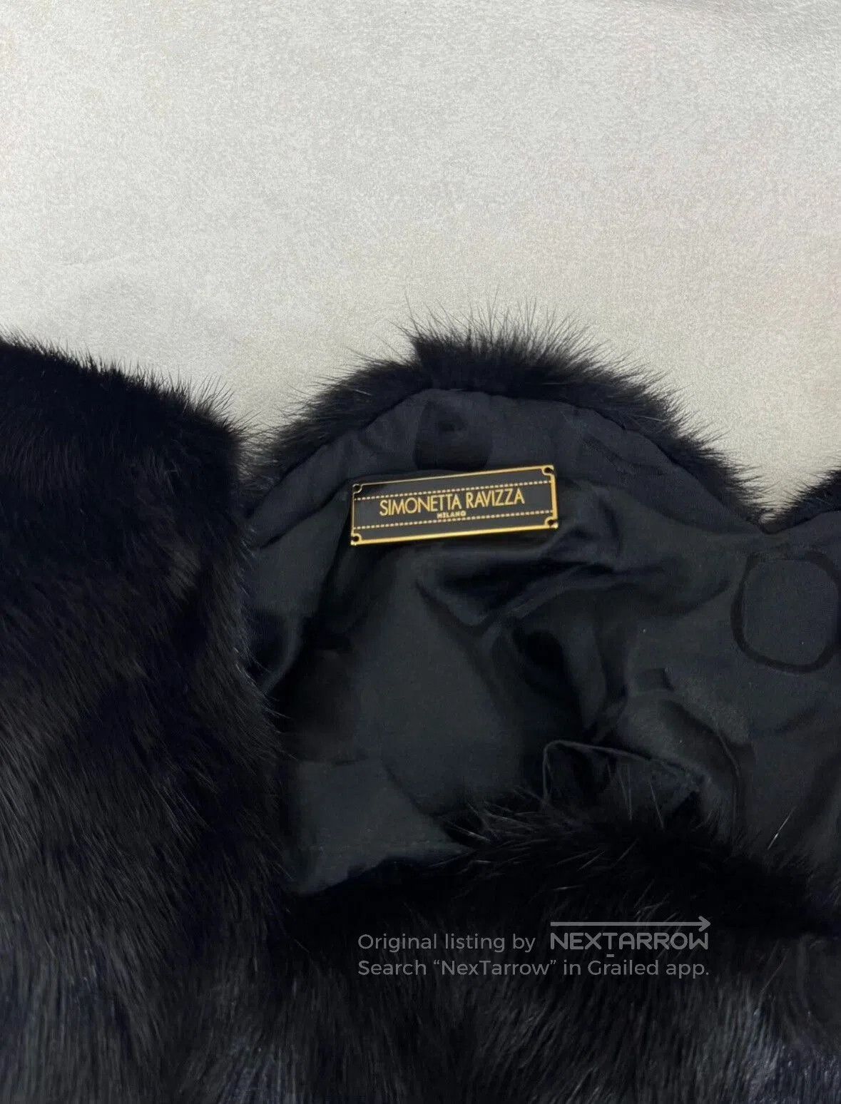 Simonetta Ravizza Simonetta Ravizza Black Fur Bag. Size ONE SIZE - 5 Thumbnail