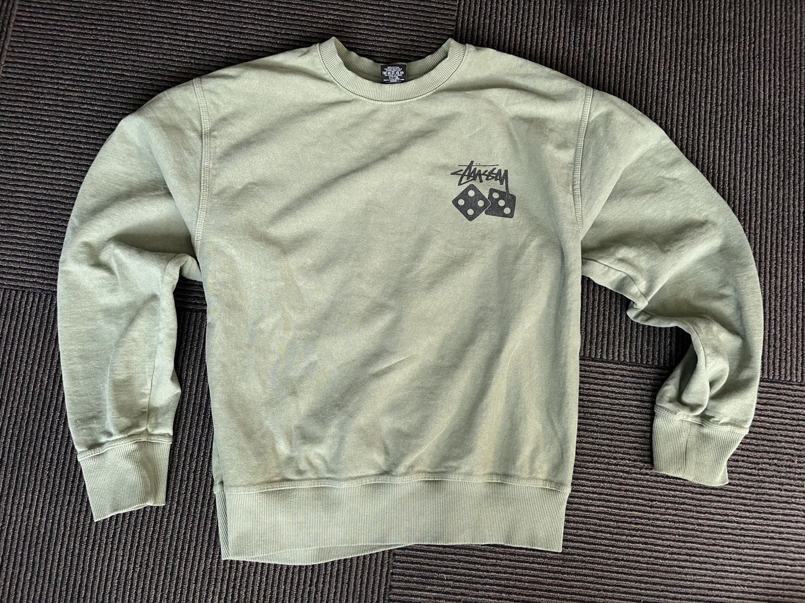 Stussy Stussy Green Dice Sweater Size US M / EU 48-50 / 2 - 1 Thumbnail