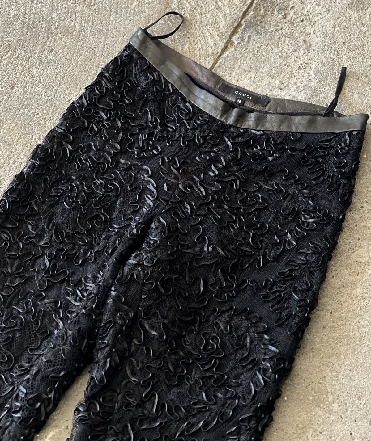 Gucci Archive Gucci - Tom Ford - FW1999 - Evening Lace Pants Size 26" / US 2 / IT 38 - 5 Thumbnail