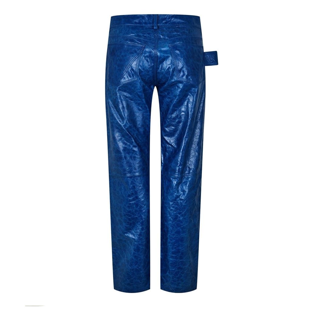 Bottega Veneta Bottega Veneta Bv Mrble Effct tr in Blue Size 26" / US 2 / IT 38 - 3 Thumbnail