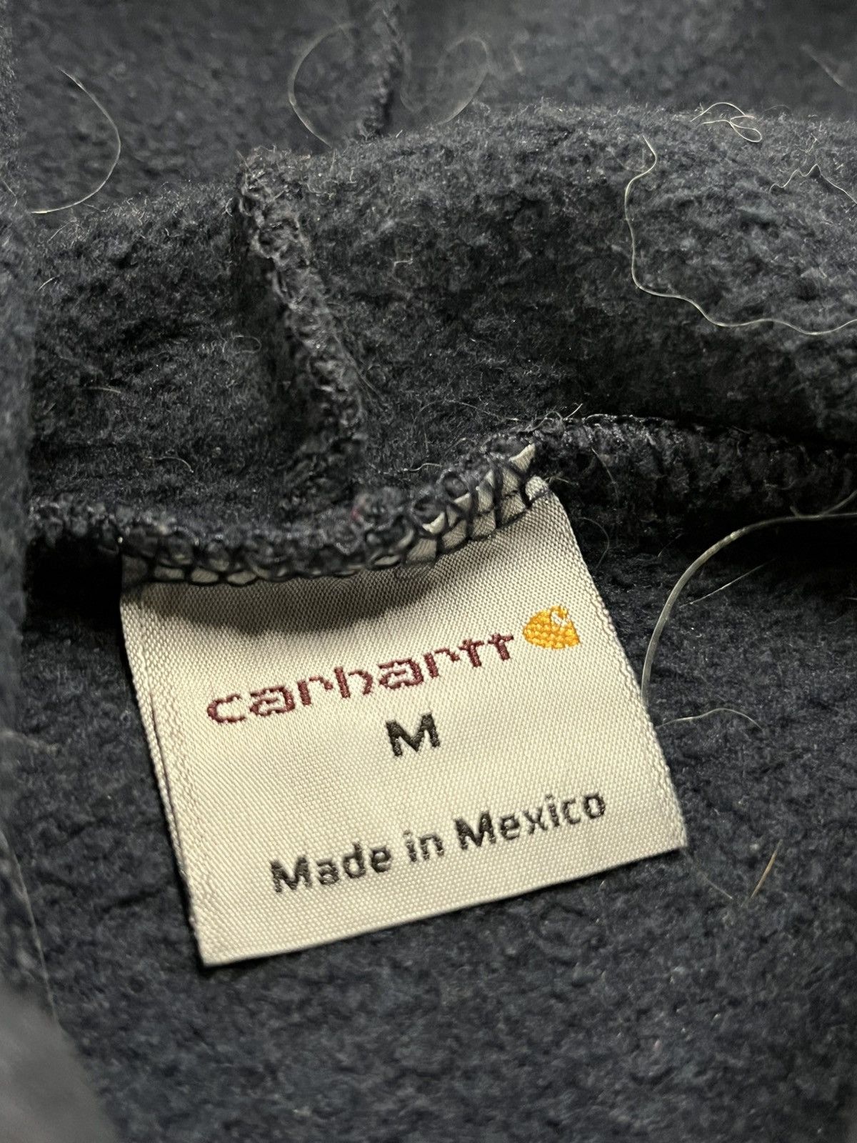 Carhartt × Vintage Carhartt hoodie vintage navy blue boxy streetwear hype Size US M / EU 48-50 / 2 - 8 Thumbnail