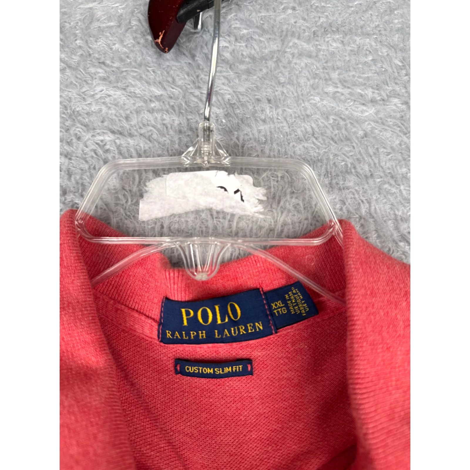 Ralph Lauren VINTAGE Ralph Lauren Polo Shirt Men 2XL Red Short Sleeve Cotton Custom Slim Fit Polo Shirt Men 2XL Red Short Sleeve Cotton Slim Fit Embroidered Logo Size US XXL / EU 58 / 5 - 7 Thumbnail