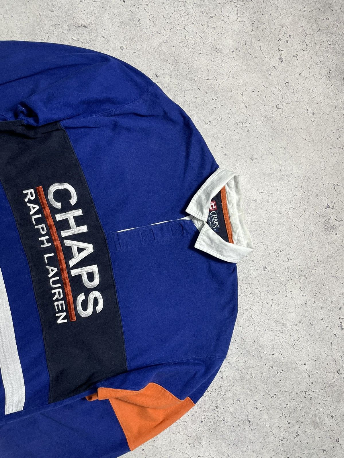 Polo Ralph Lauren Vintage Polo Ralph Lauren Chaps Rugby Sweatshirt Big Logo Size US M / EU 48-50 / 2 - 5 Thumbnail