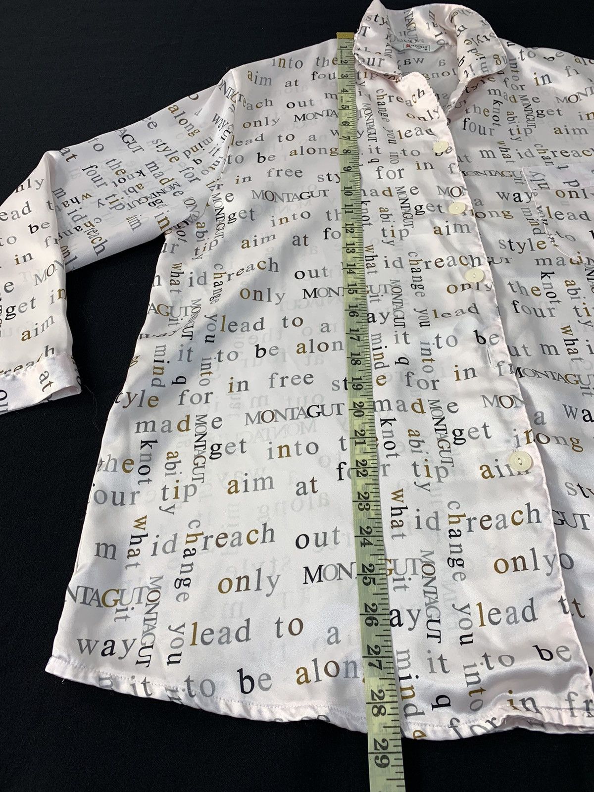 Montagut 90s Montagut Paris Humour Design Sleep Button Up Shirt Size US L / EU 52-54 / 3 - 10 Thumbnail