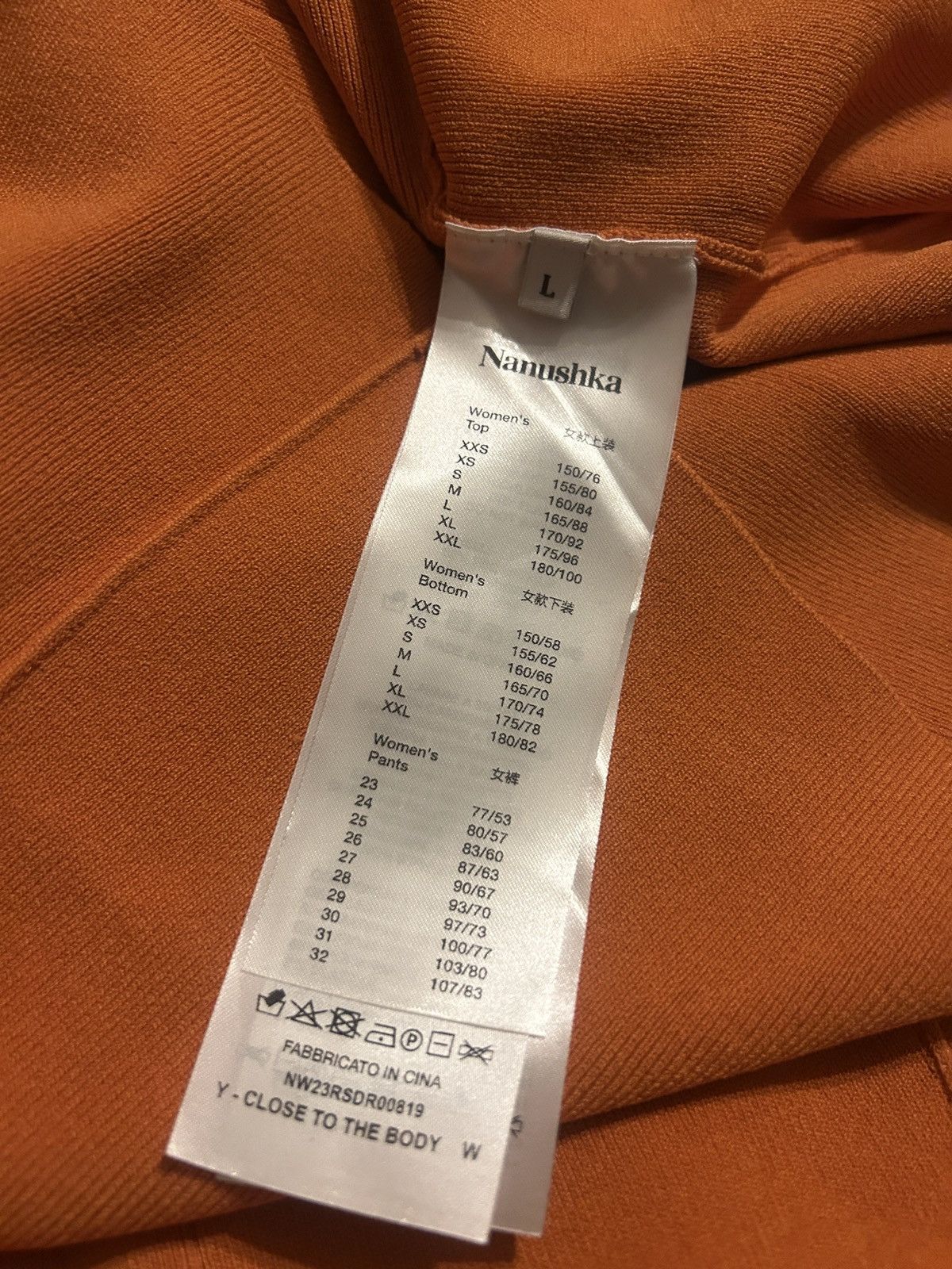 Nanushka NANUSHKA Elia Stretch-knit maxi Dress Orange Size L Size L / US 10 / IT 46 - 6 Thumbnail