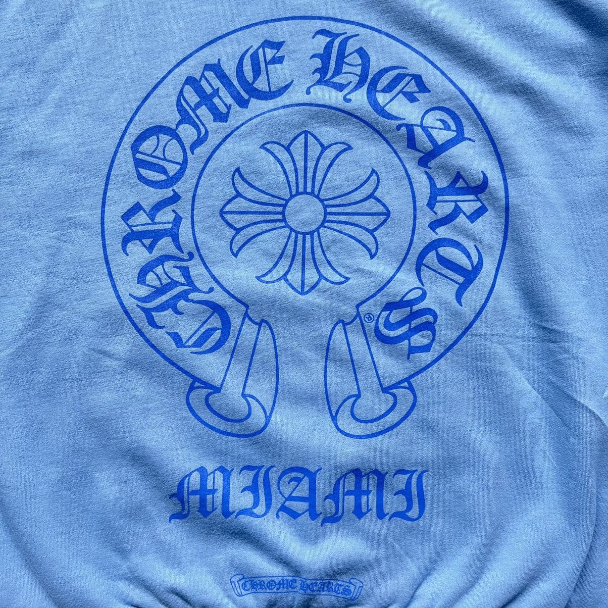 Chrome Hearts Chrome Hearts Miami Exclusive Blue Floral Hoodie Size US L / EU 52-54 / 3 - 2 Thumbnail