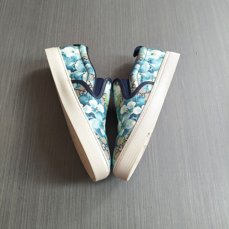 Gucci Gucci Floral Print Slip-On Sneakers for Men - Size US 8.5 / EU 41-42 - 7 Thumbnail
