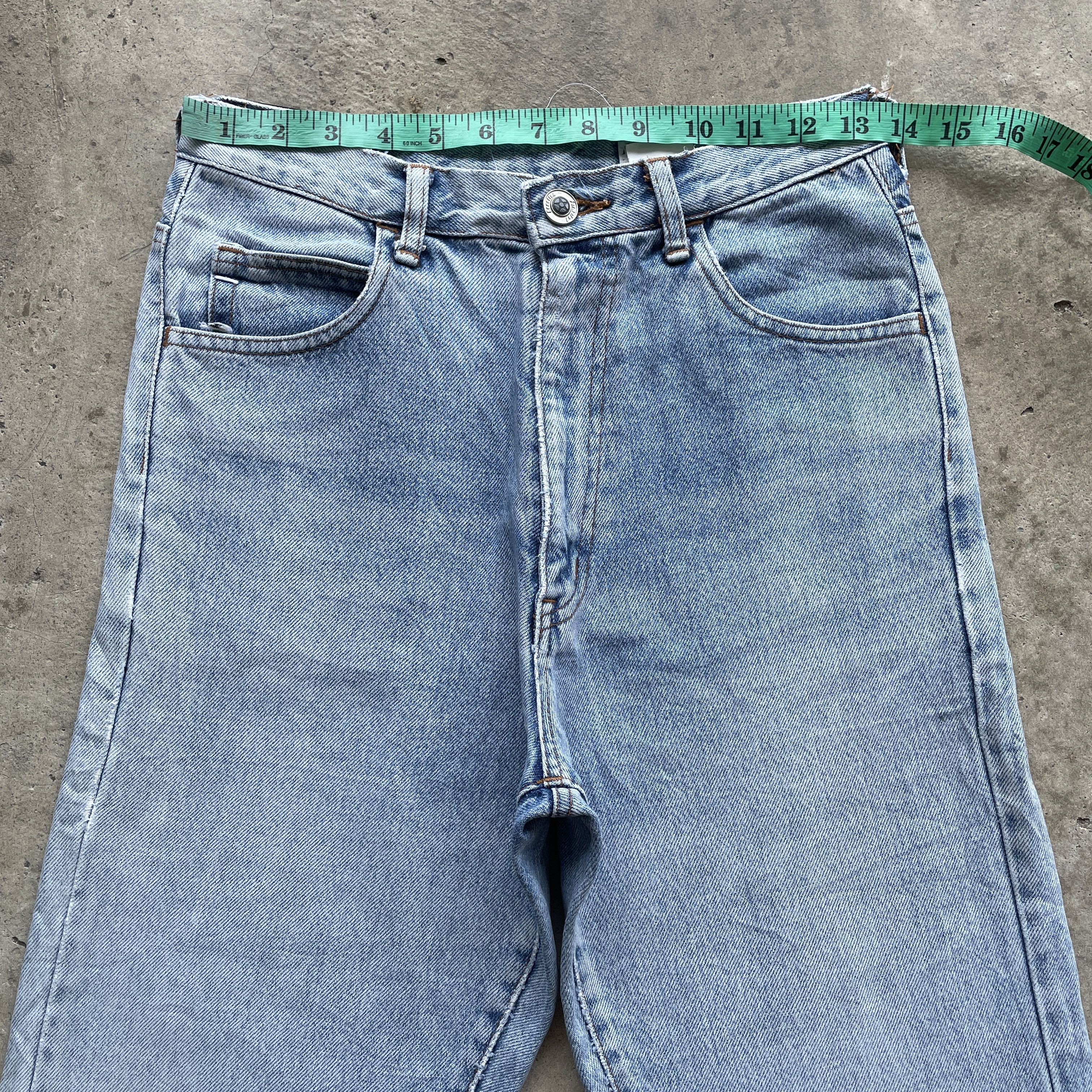 Benetton × Jean Vintage Benetton Formula 1 Distressed Jeans Wash Denim Pants Size US 27 - 5 Thumbnail