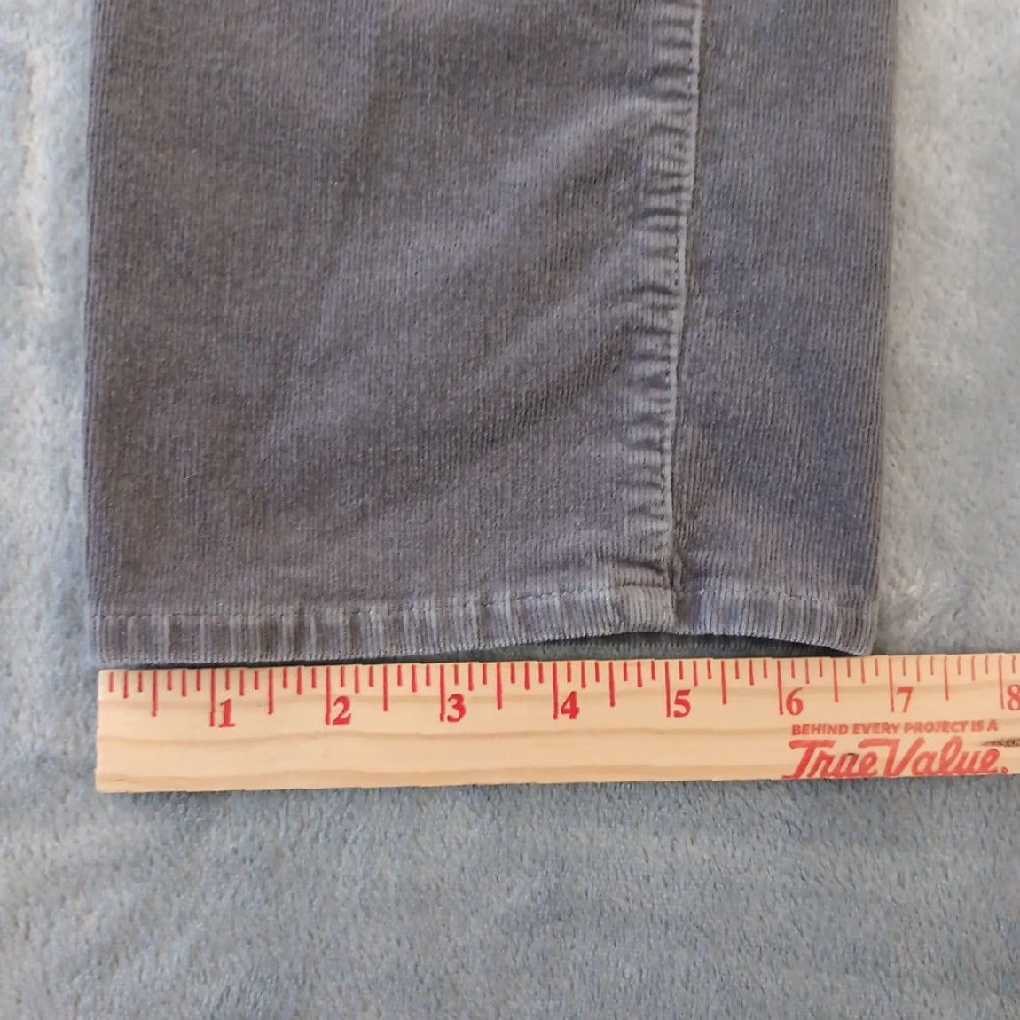 Talbots Talbots Corduroy Pants Womens 10 Gray Straight 32x29 High Rise Stretch Pants Size 32" / US 10 / IT 46 - 6 Thumbnail