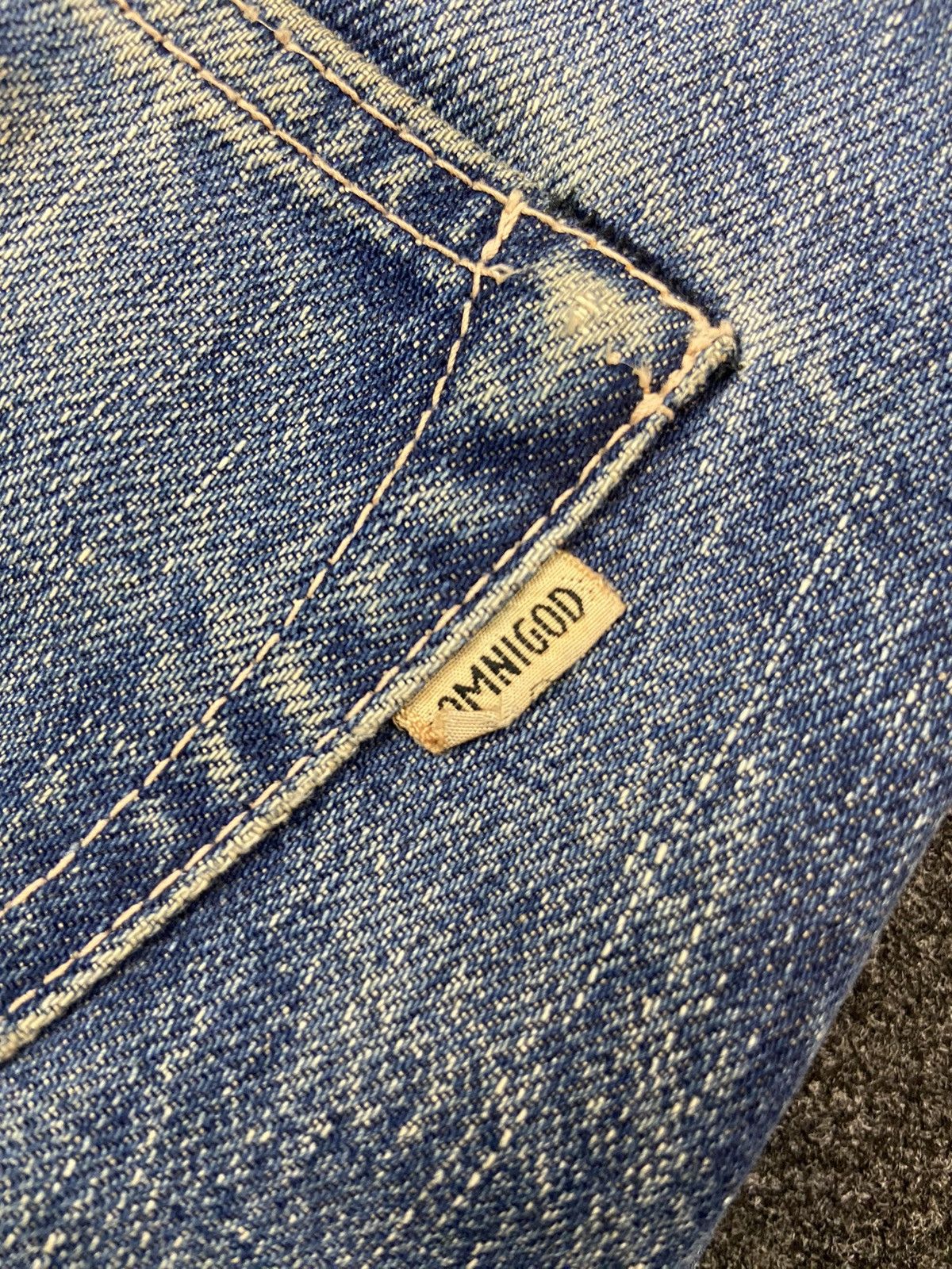 OMNIGOD × Vintage Vintage Omnigod Thunder Comb Orange Selvedge Denim Size US 30 / EU 46 - 10 Thumbnail