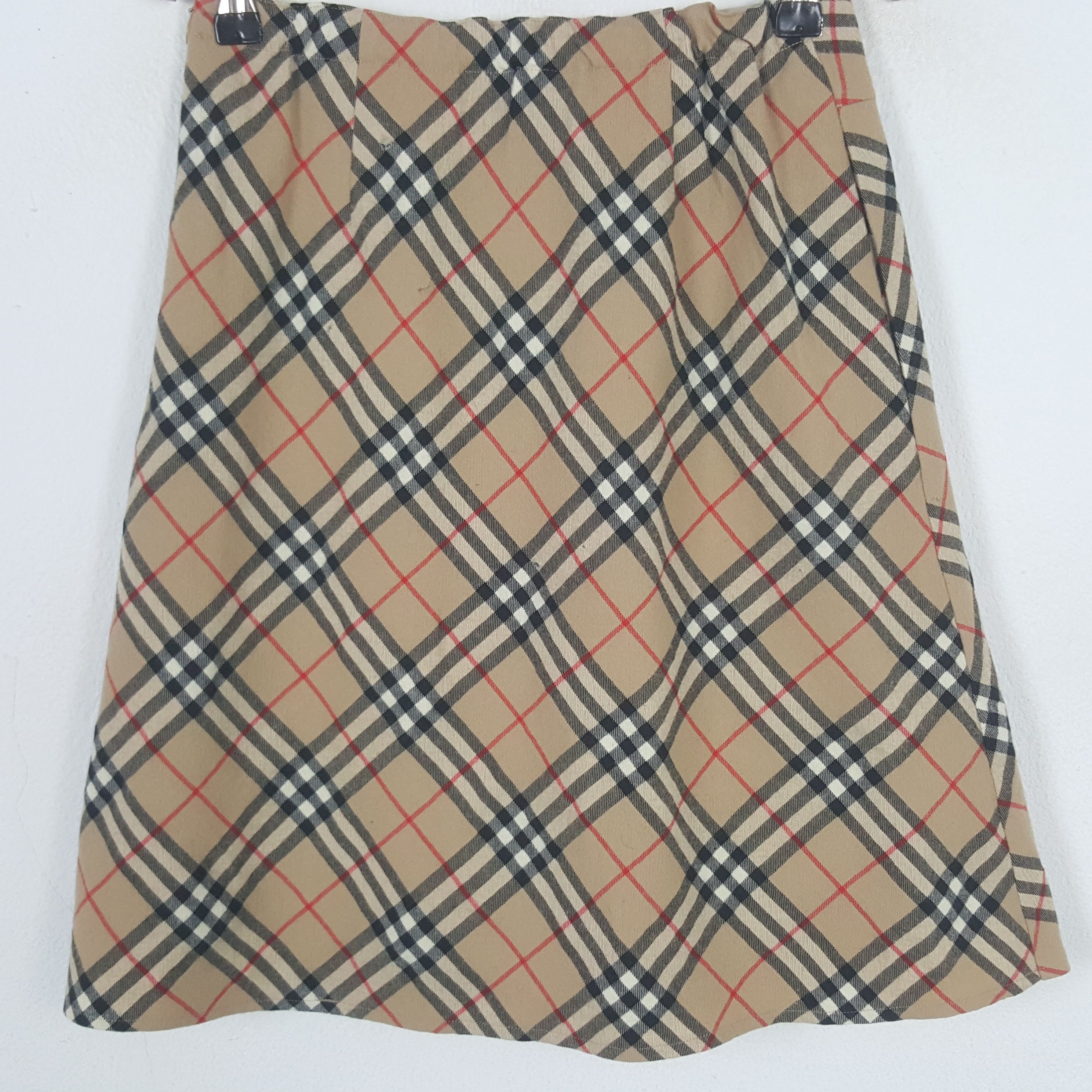Burberry Vintage Burberry London Nova Check Skirt C280N30 Size 23" - 4 Thumbnail