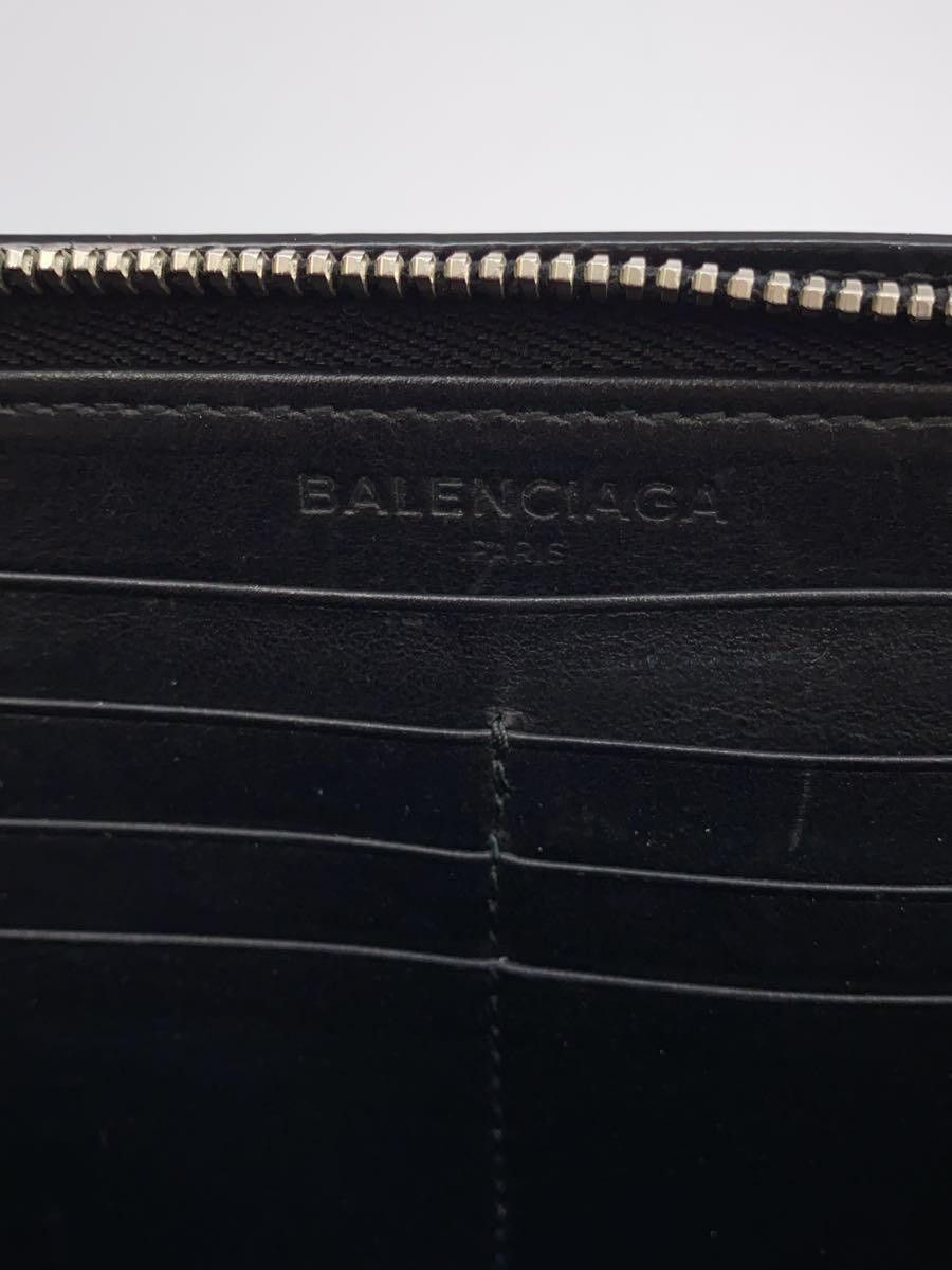 Balenciaga Balenciaga Leather Long Wallet Black Size ONE SIZE - 3 Thumbnail