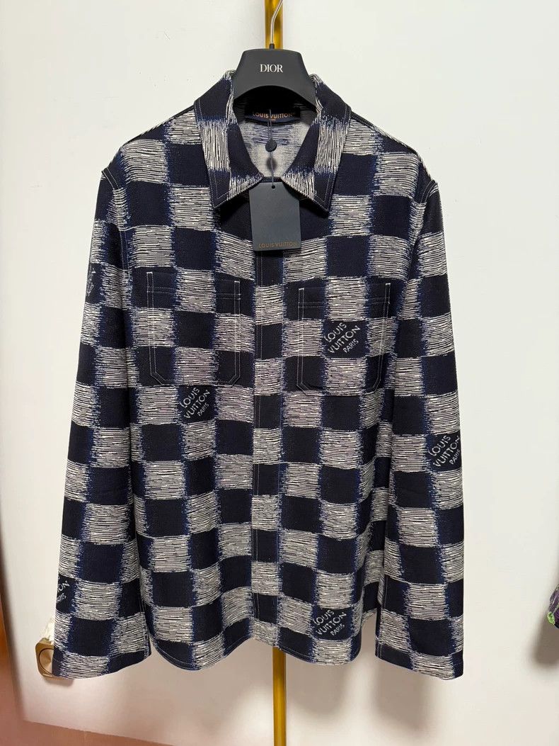 Louis Vuitton Louis VuittonCheckerboard Shirt Long Sleeve shirt 2502-Next Size US L / EU 52-54 / 3 - 1 Thumbnail