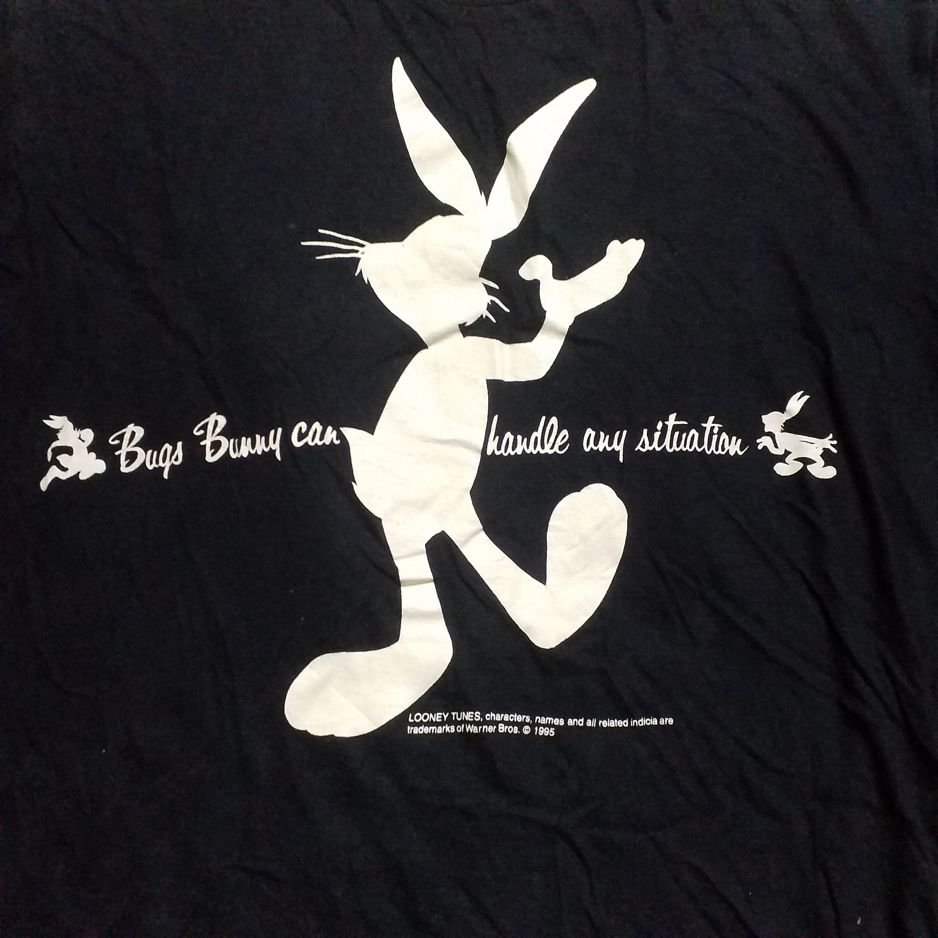 Vintage × Warner Bros BUG BUNNY LOONEY TUNES WARNER BROS VINTAGE SINGLE STITCH Size US L / EU 52-54 / 3 - 2 Thumbnail