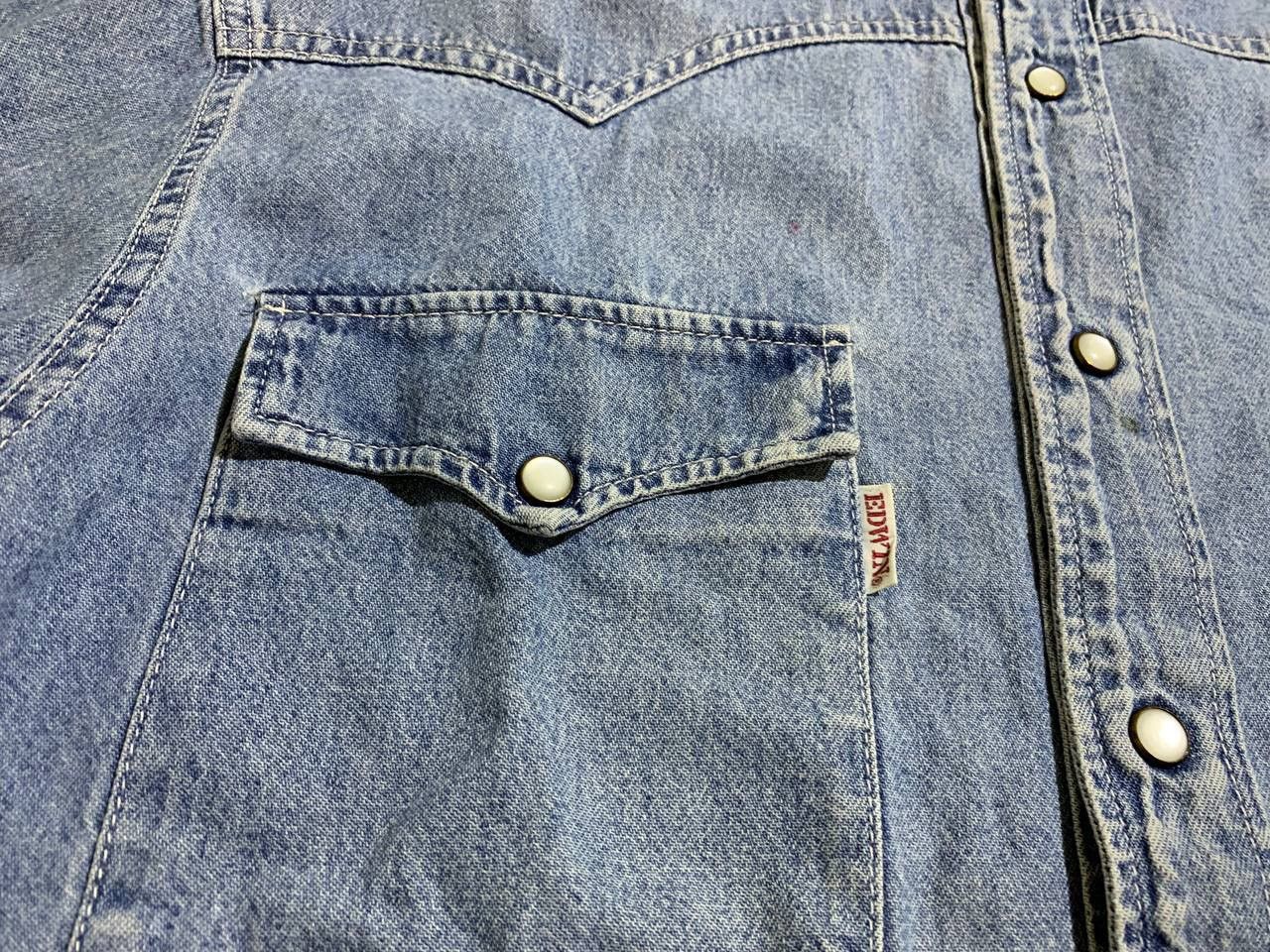 Edwin Mens vintage denim shirt Edwin Size L Size US L / EU 52-54 / 3 - 5 Thumbnail