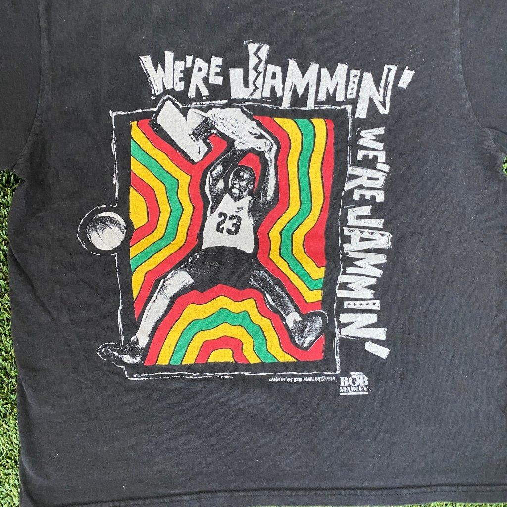 Nike Nike Vintage Bob Marley x Jordan 'We're Jammin' 90's Size US XS / EU 42 / 0 - 2 Thumbnail