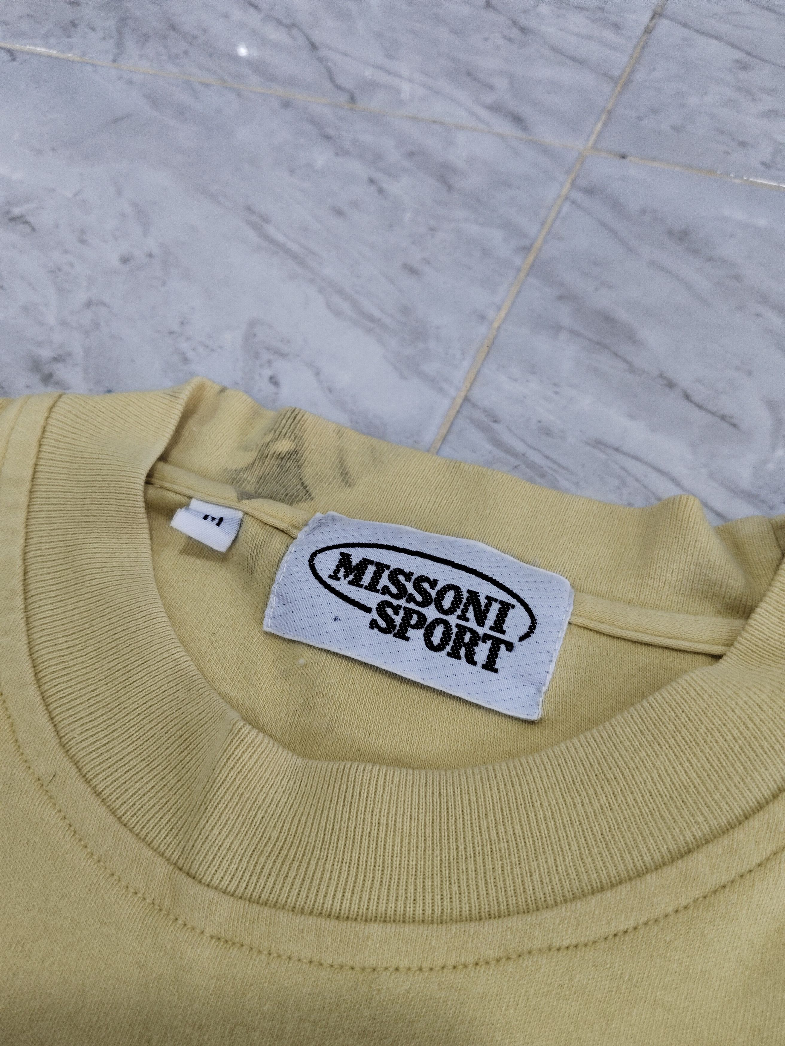 Missoni × Vintage Vintage Missoni Sport Big Logo Tshirt Size US M / EU 48-50 / 2 - 3 Thumbnail