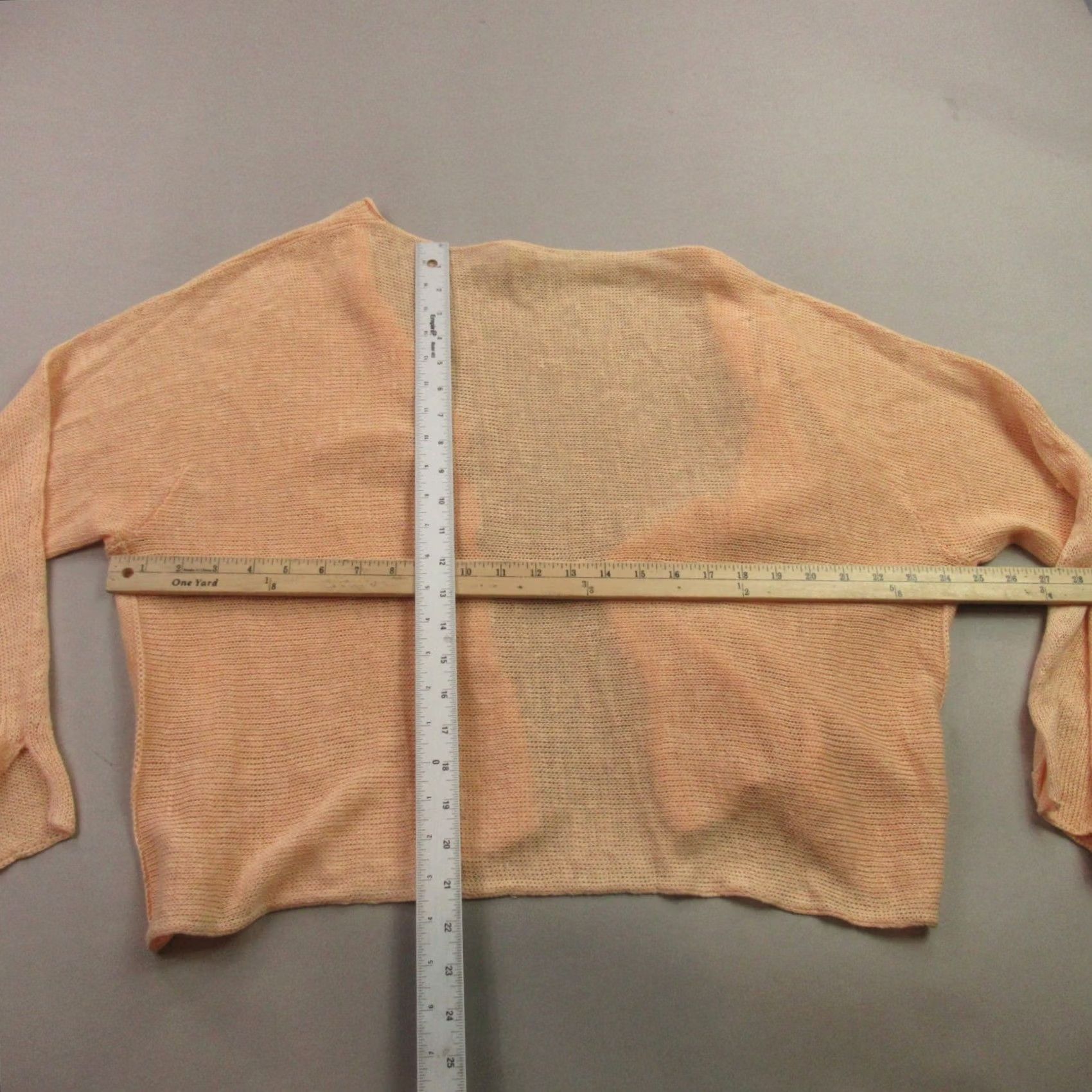 J. Jill J Jill Sweater Cardigan Womens XL Long Sleeve Lightweight Casual Yellow Size XL / US 12-14 / IT 48-50 - 7 Thumbnail