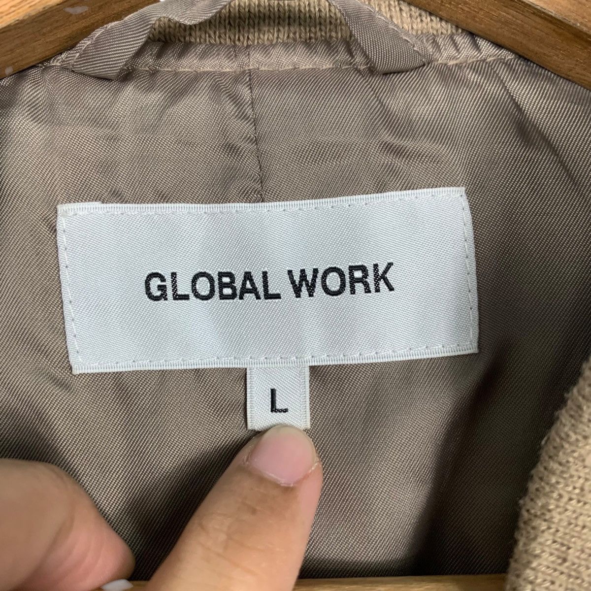 Global Work GLOBAL WORK Casual Bomber Jacket #2444-C109 Size US L / EU 52-54 / 3 - 15 Thumbnail