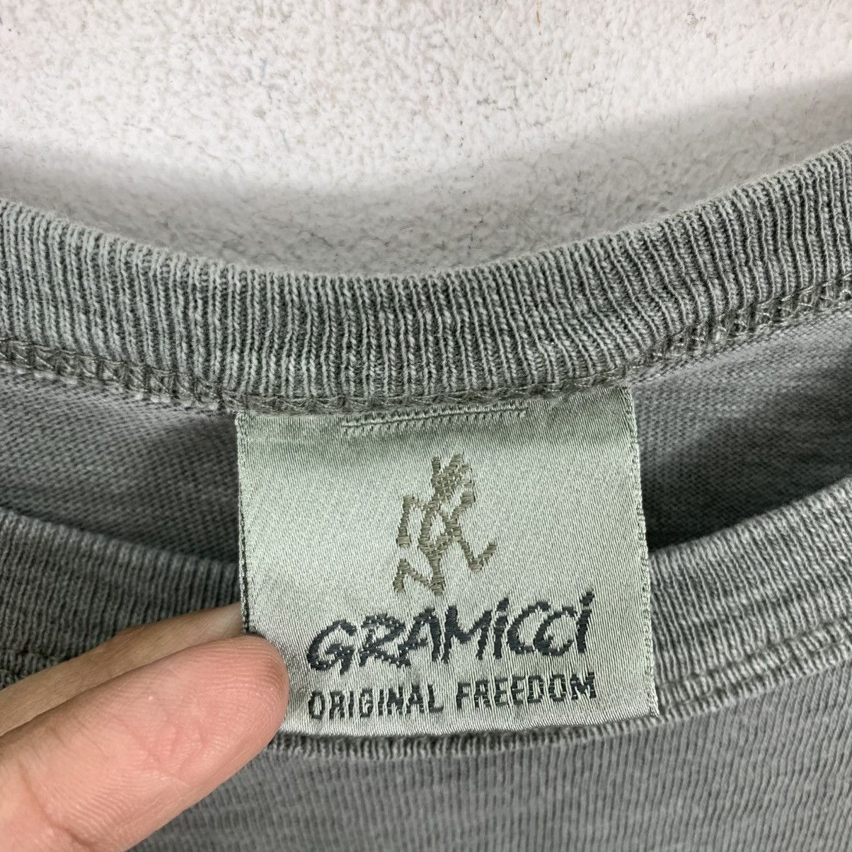 Gramicci GRAMICCI Denim Dungaree Short Sleeve Tshirt Size US S / EU 44-46 / 1 - 7 Thumbnail