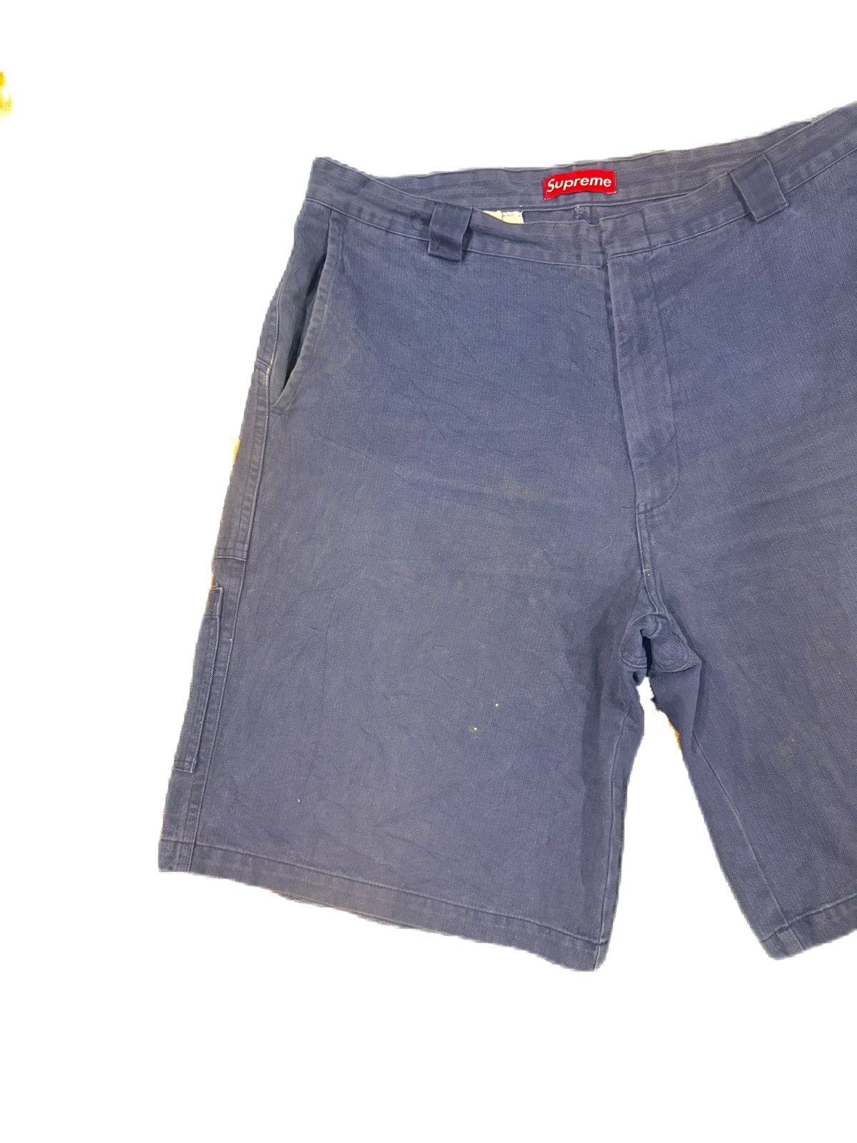 Supreme Vintage Supreme Shorts Pants Herringbone Made in USA Size 38 Size US 38 / EU 54 - 3 Thumbnail