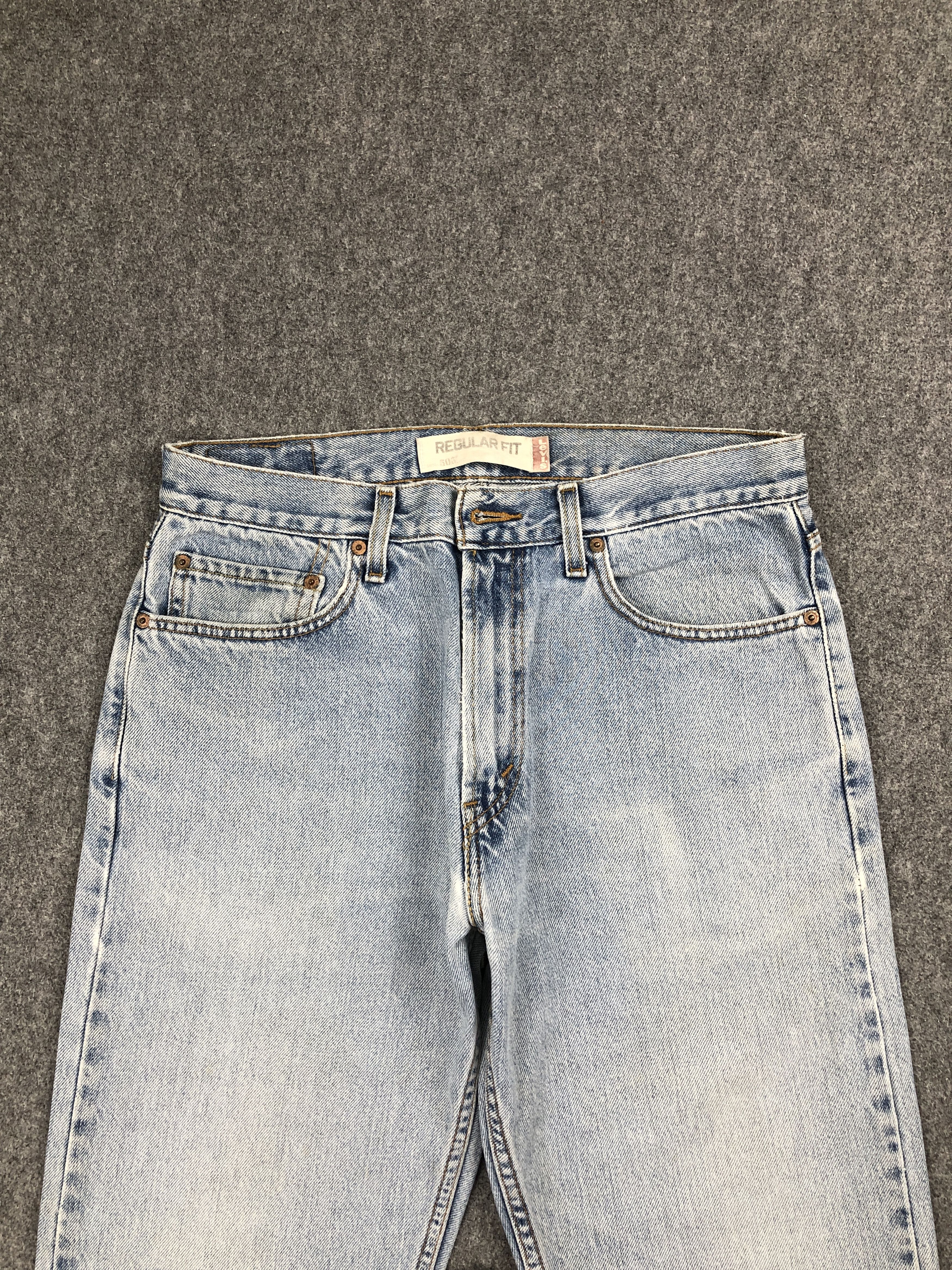 Levi's Vintage Light Washed Levis 505 Jeans DP2538 Size US 31 - 2 Thumbnail