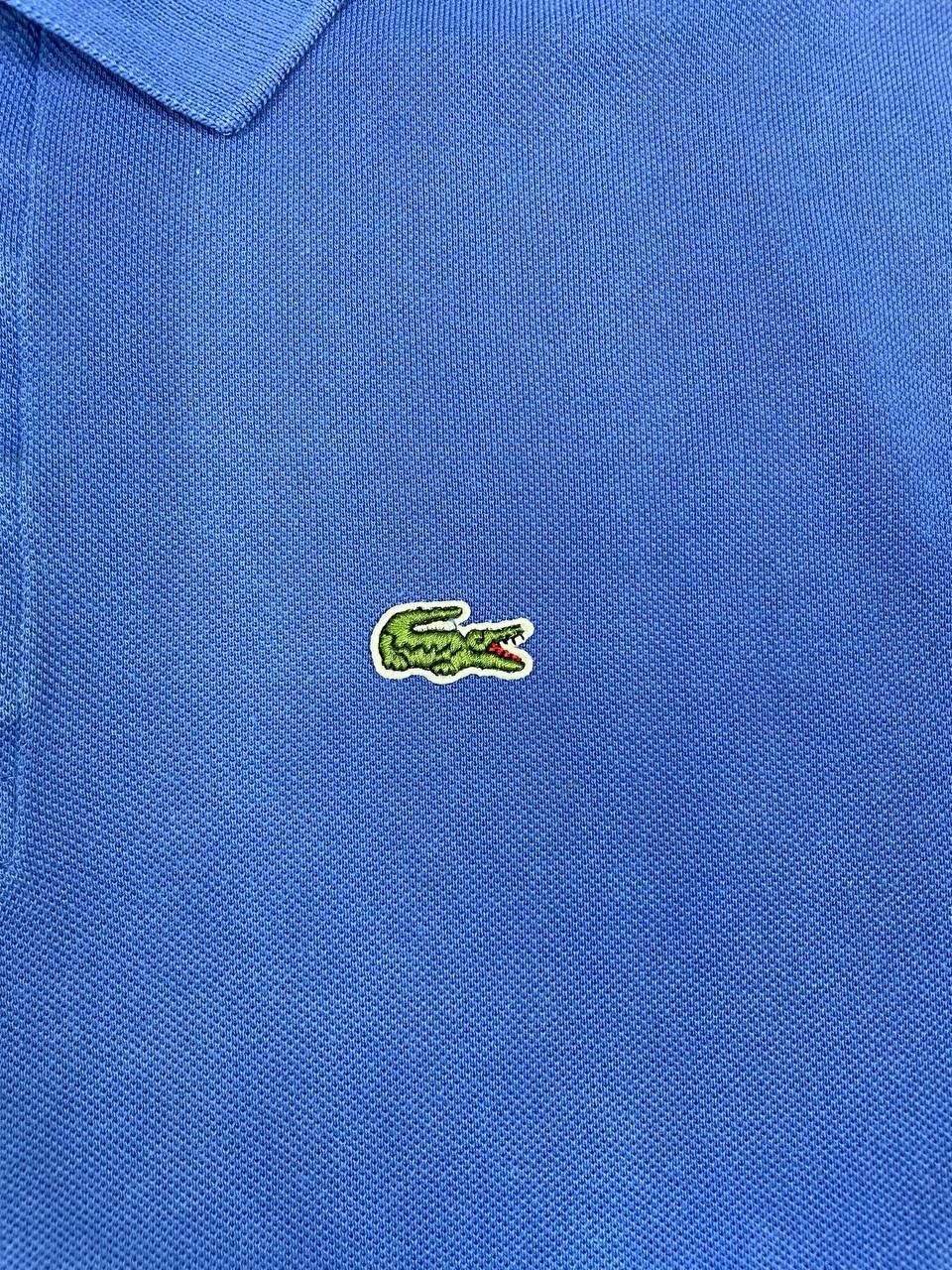 Lacoste Lacoste Men Cotton Polo Shirt Blue Short Sleeve Size XL Size US XL / EU 56 / 4 - 3 Thumbnail